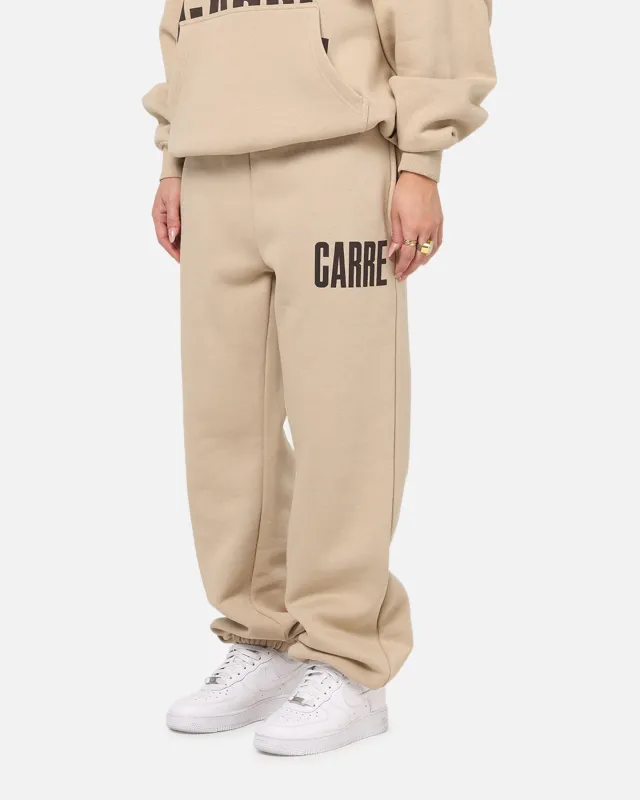 Carre Premium Essentials Sweat Pants Light Brown sold by Culture Kings