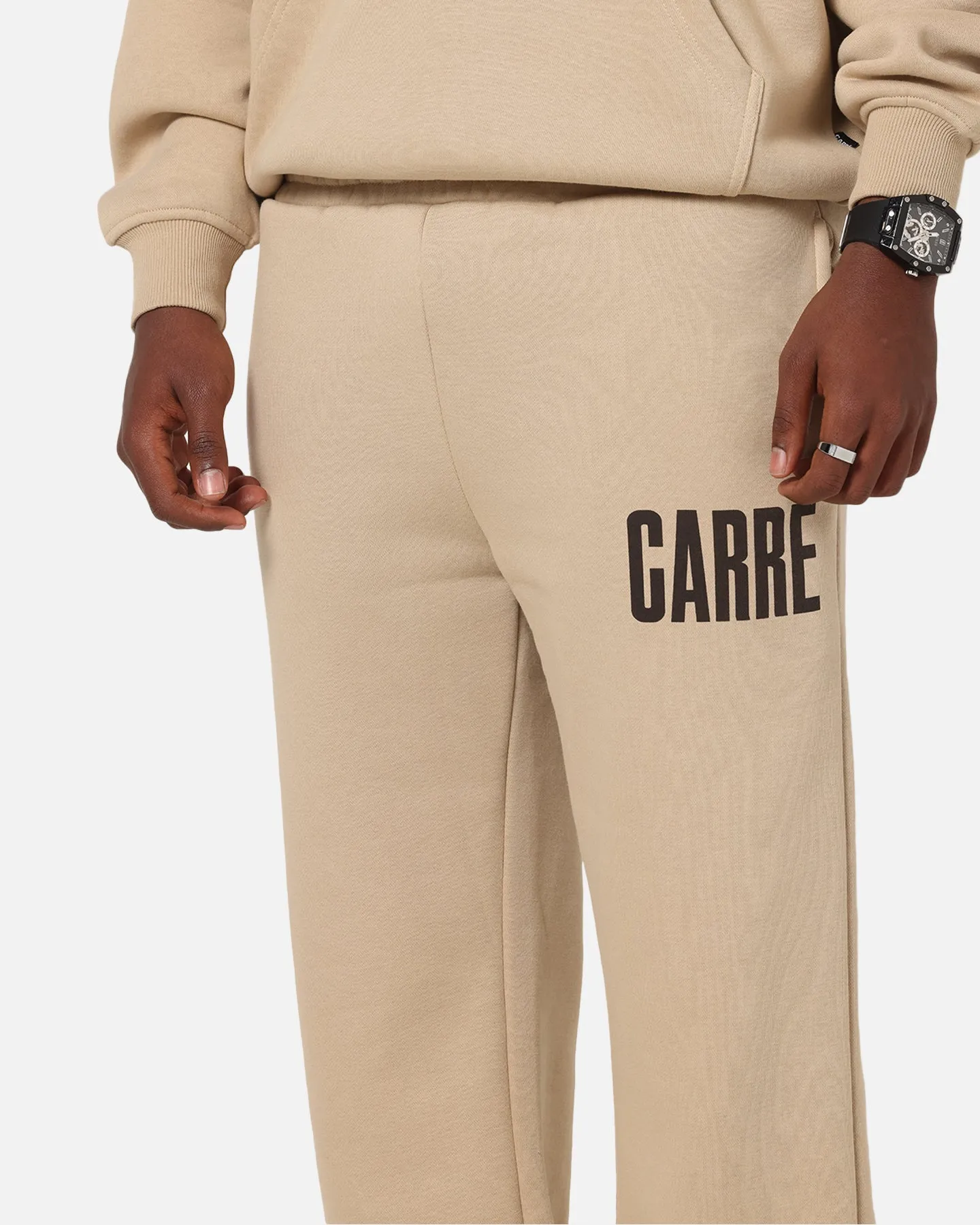 Carre Premium Essentials Sweat Pants Light Brown sold by Culture Kings product image thumbnail 3