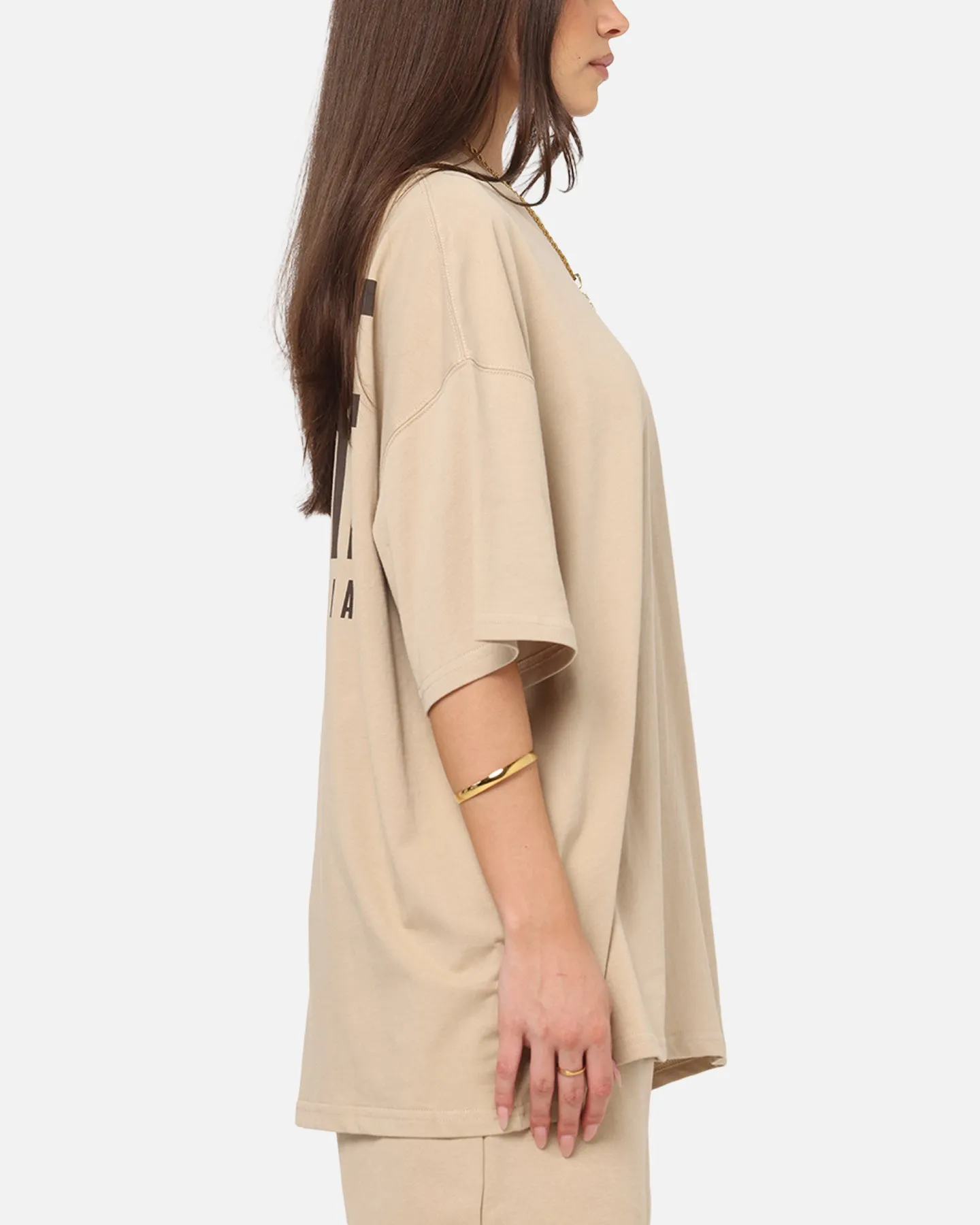 Carre Premium Essentials T-Shirt Light Brown sold by Culture Kings product image thumbnail 4