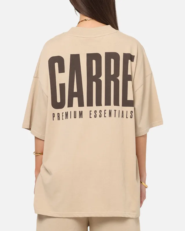 Carre Premium Essentials T-Shirt Light Brown sold by Culture Kings