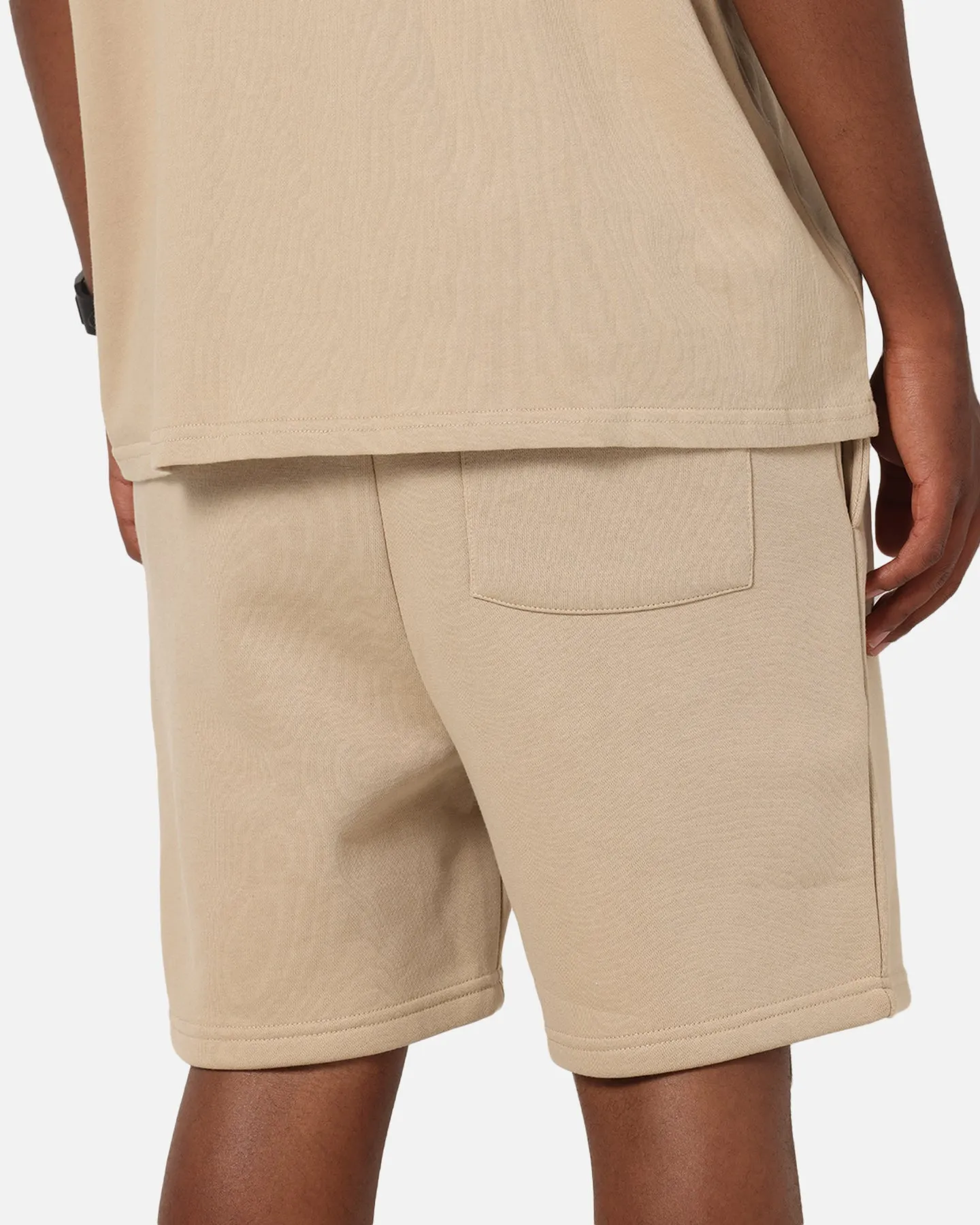 Carre Premium Essentials Sweat Shorts Light Brown sold by Culture Kings product image thumbnail 4