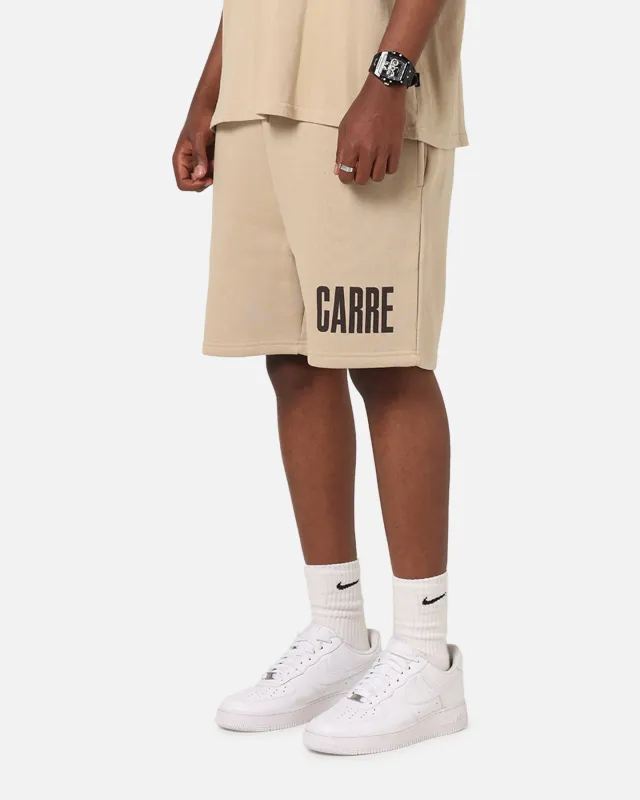 Carre Premium Essentials Sweat Shorts Light Brown sold by Culture Kings