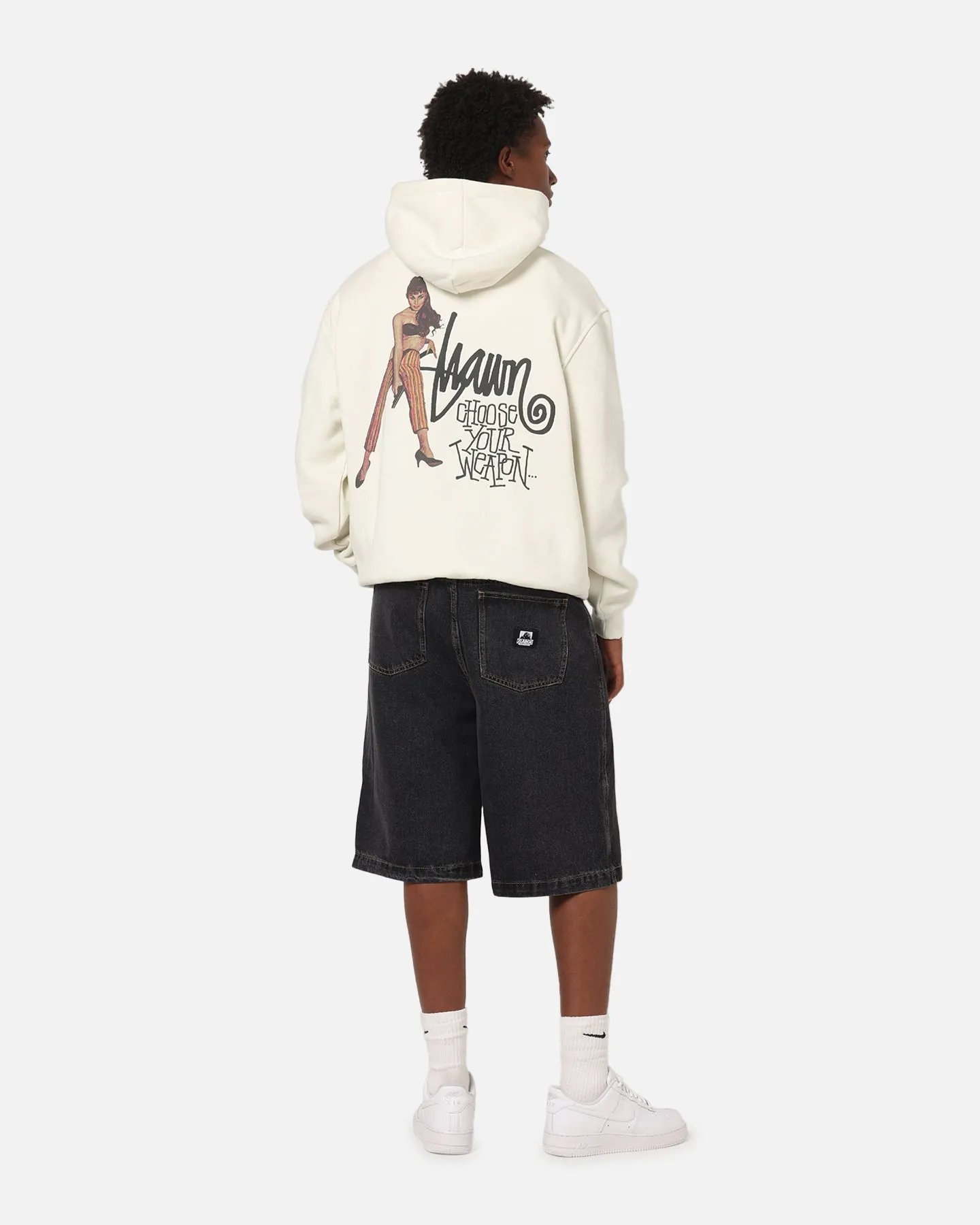 S Double Choose Your Weapon Hoodie Washed White sold by Culture Kings product image thumbnail 3
