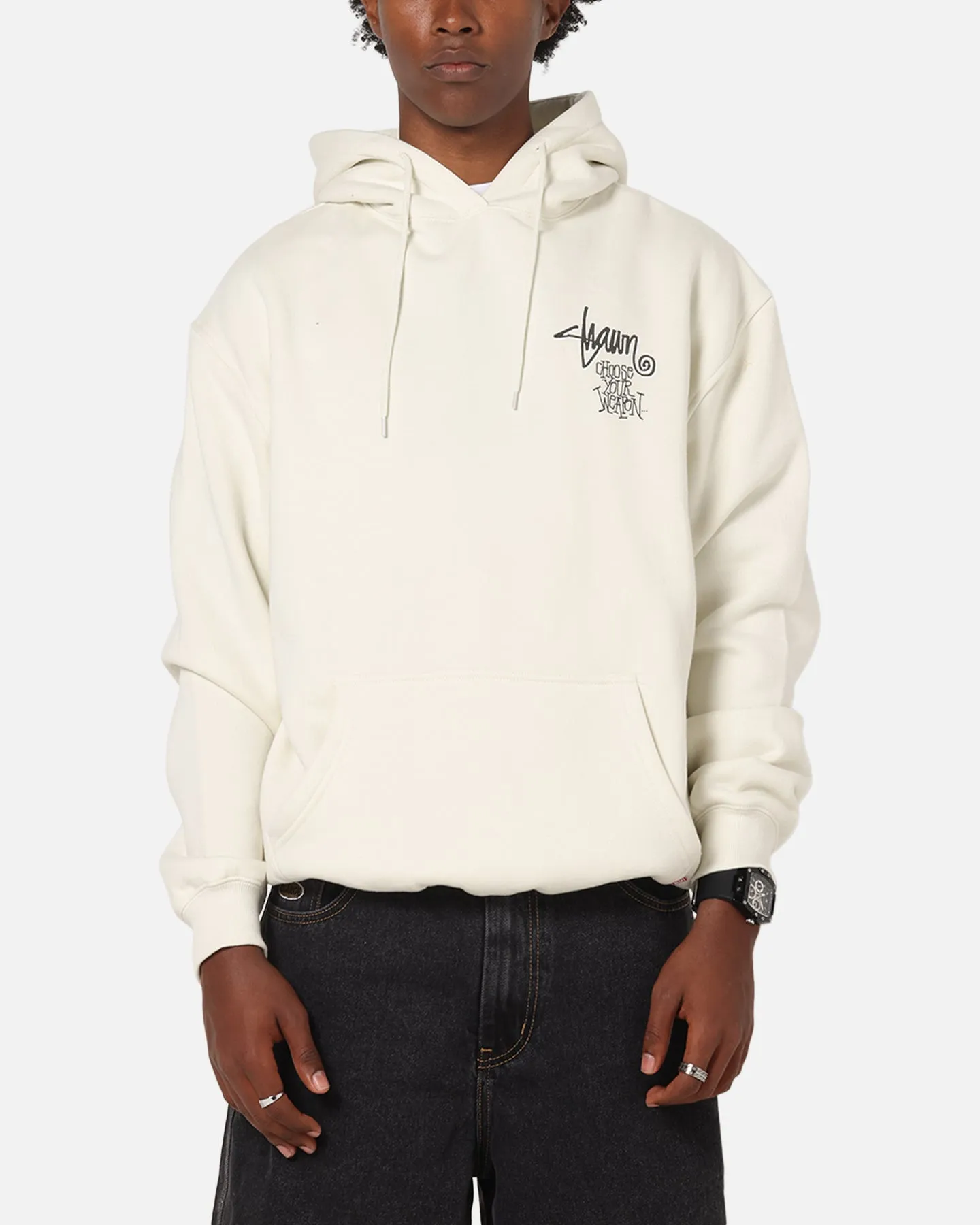 S Double Choose Your Weapon Hoodie Washed White sold by Culture Kings product image thumbnail 2