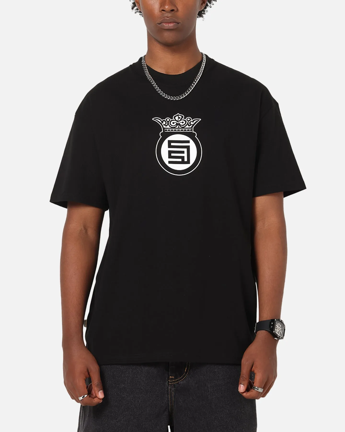 S Double Crown Dot T-Shirt Black sold by Culture Kings product image thumbnail 2