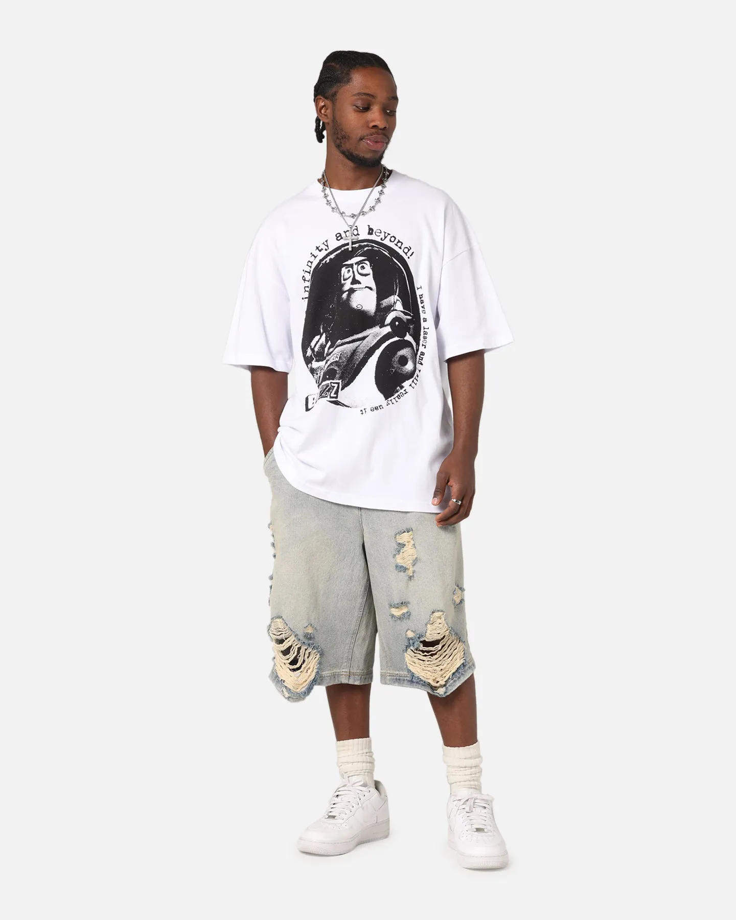 73Studio Disney Pixar Toy Story Buzz Lightyear Vintage T-Shirt White sold by Culture Kings product image thumbnail 3