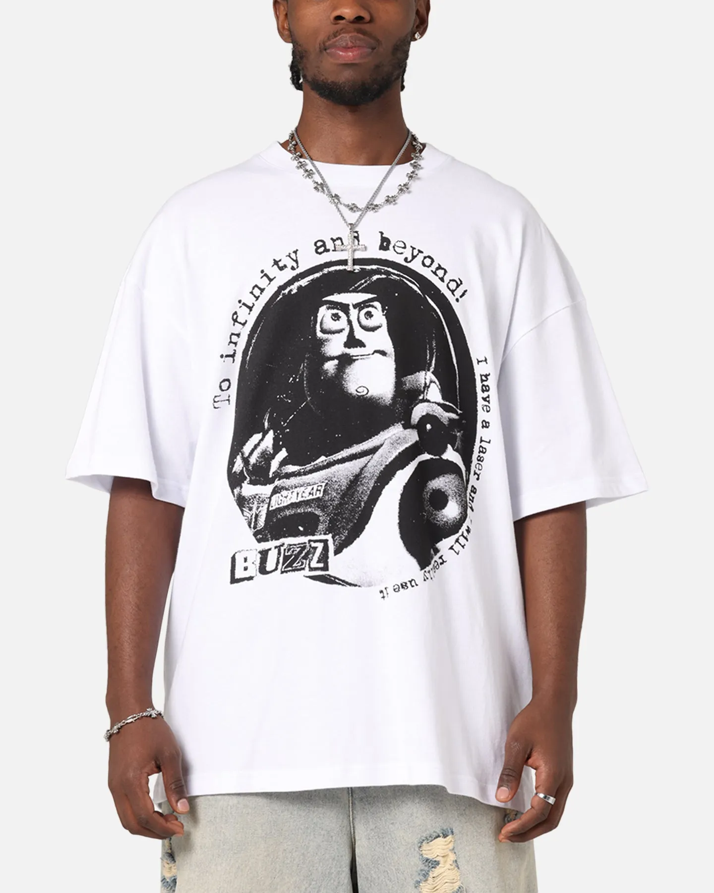 73Studio Disney Pixar Toy Story Buzz Lightyear Vintage T-Shirt White sold by Culture Kings