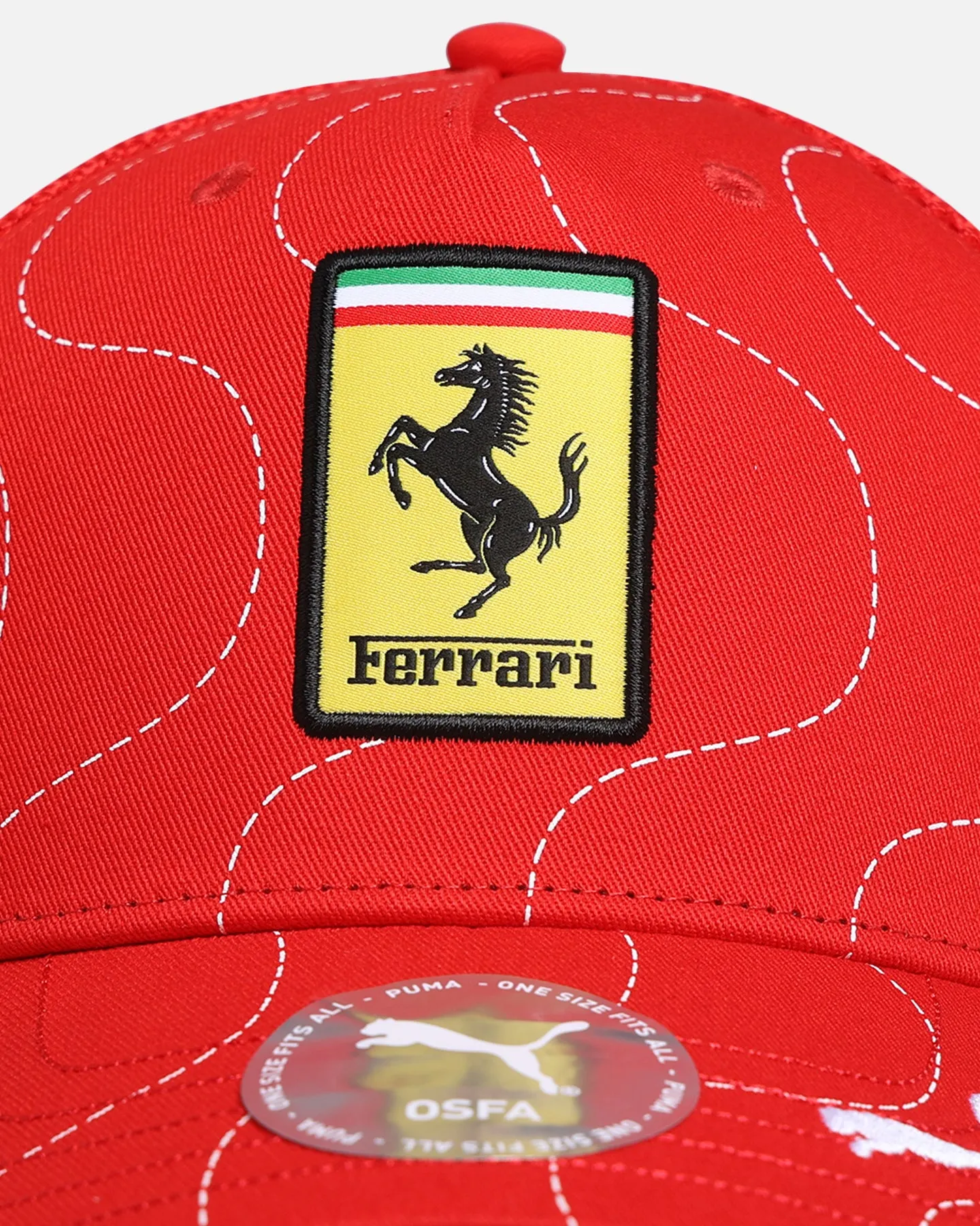 Puma X Scuderia Ferrari Monza Trucker Snapback Cap Rosso Corsa sold by Culture Kings product image thumbnail 5