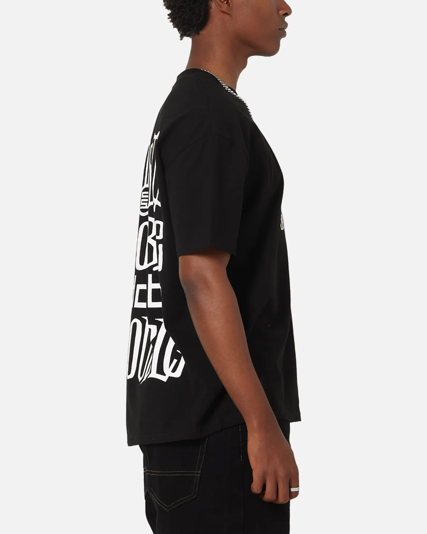S Double Logofest T-Shirt Black sold by Culture Kings product image thumbnail 5