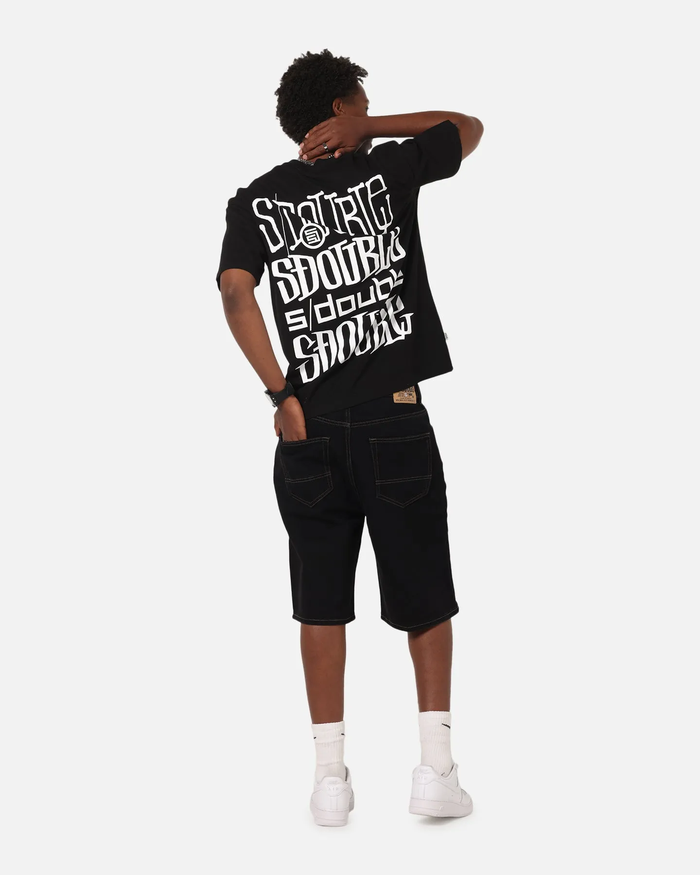 S Double Logofest T-Shirt Black sold by Culture Kings product image thumbnail 3