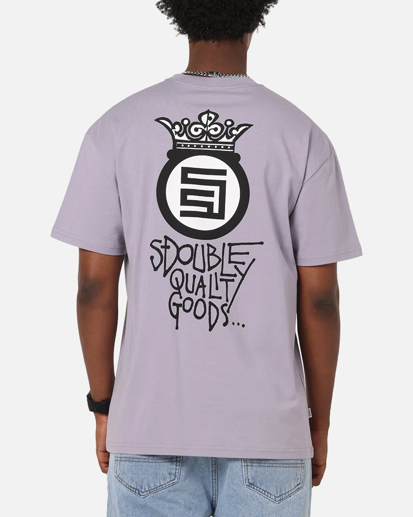S Double Crown Dot T-Shirt Dusty Purple sold by Culture Kings
