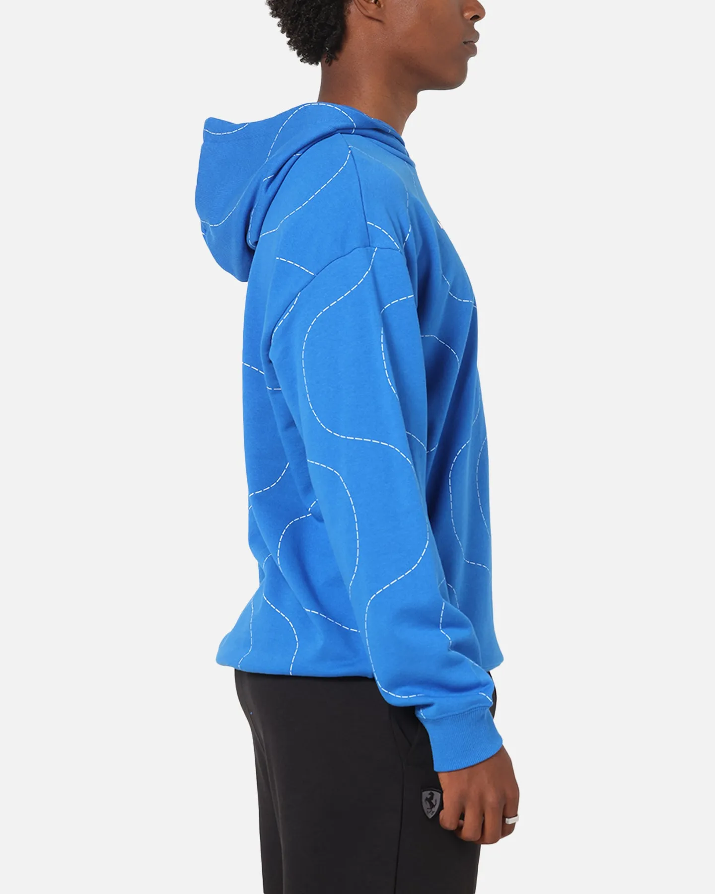 Puma X Scuderia Ferrari Monza Hoodie Steer Blue sold by Culture Kings product image thumbnail 4