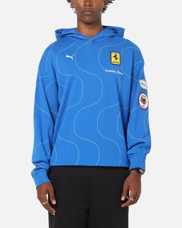 Puma X Scuderia Ferrari Monza Hoodie Steer Blue sold by Culture Kings