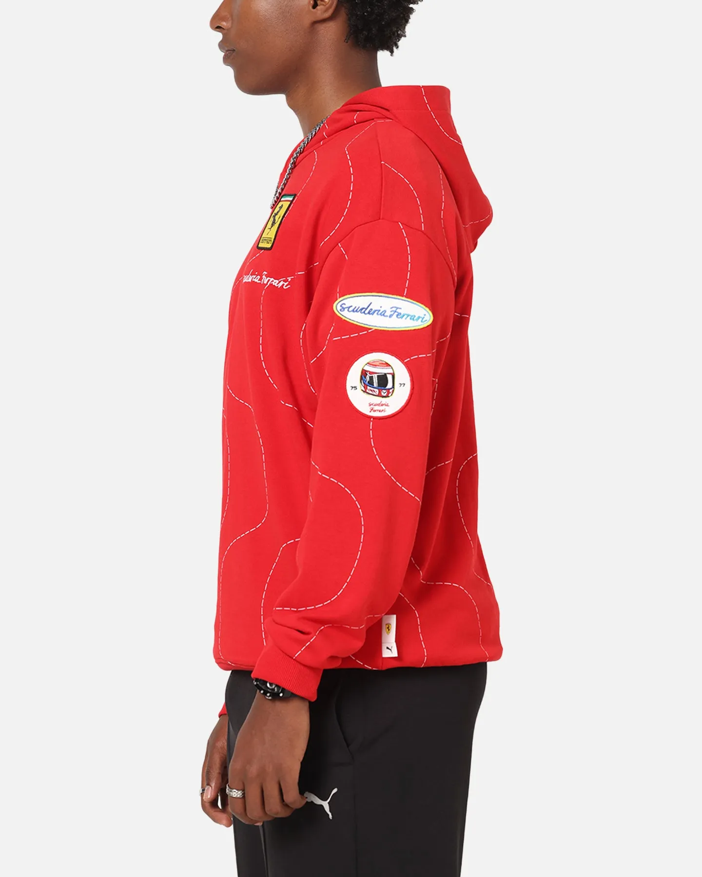Puma X Scuderia Ferrari Monza Hoodie Rosso Corsa sold by Culture Kings product image thumbnail 5