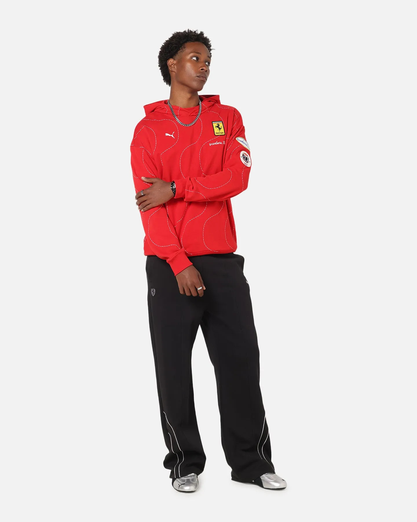 Puma X Scuderia Ferrari Monza Hoodie Rosso Corsa sold by Culture Kings product image thumbnail 2