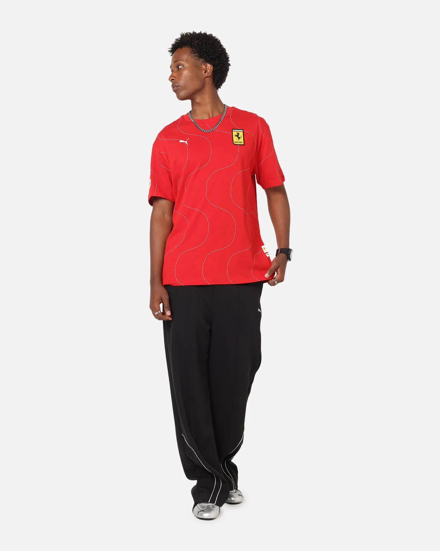 Puma X Scuderia Ferrari Monza T-Shirt Rosso Corsa sold by Culture Kings product image thumbnail 4