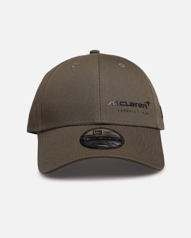 New Era X Mclaren 'Essential' 9FORTY Casual Strapback Green made by New Era