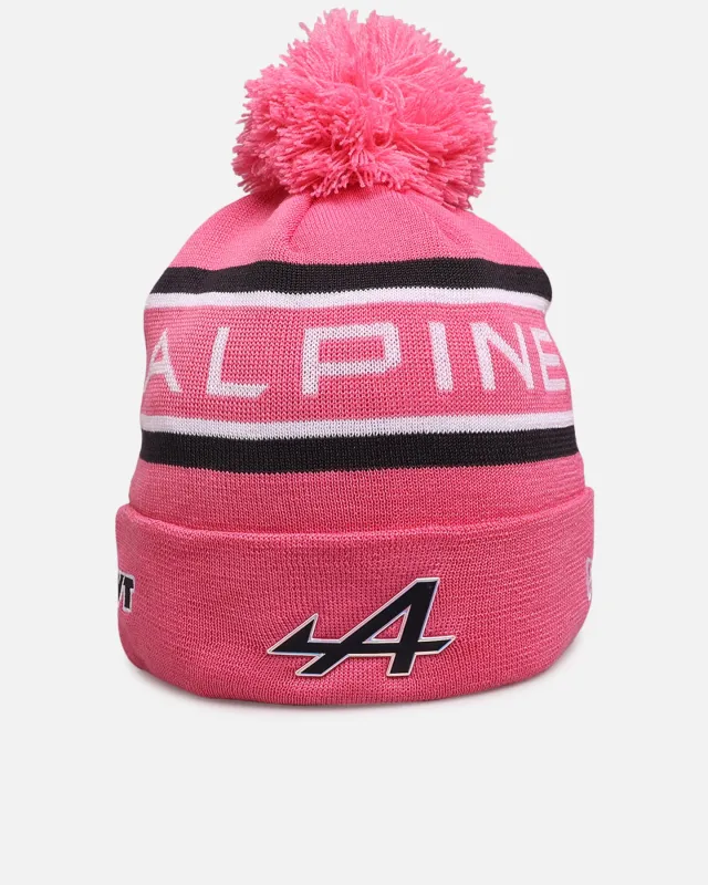 New Era X Alpine Team Cuff Knit Beanie Pink sold by Culture Kings