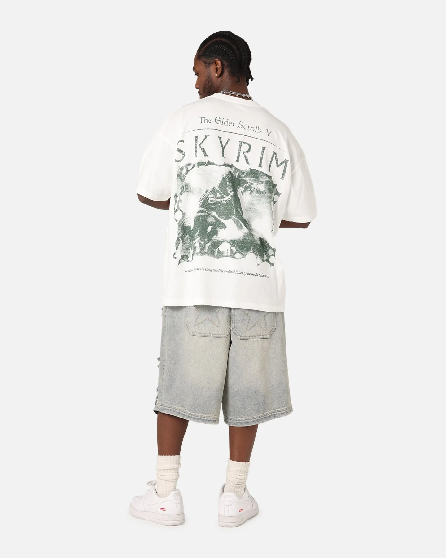 73Studio X The Elder Scrolls V: Skyrim Vintage T-Shirt Off White sold by Culture Kings product image thumbnail 3