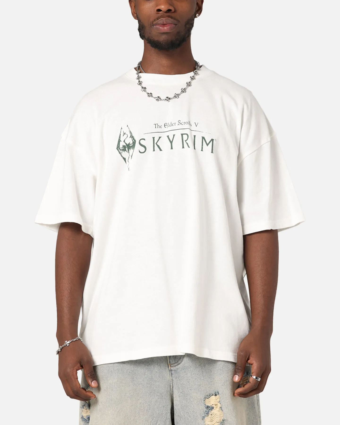 73Studio X The Elder Scrolls V: Skyrim Vintage T-Shirt Off White sold by Culture Kings product image thumbnail 2