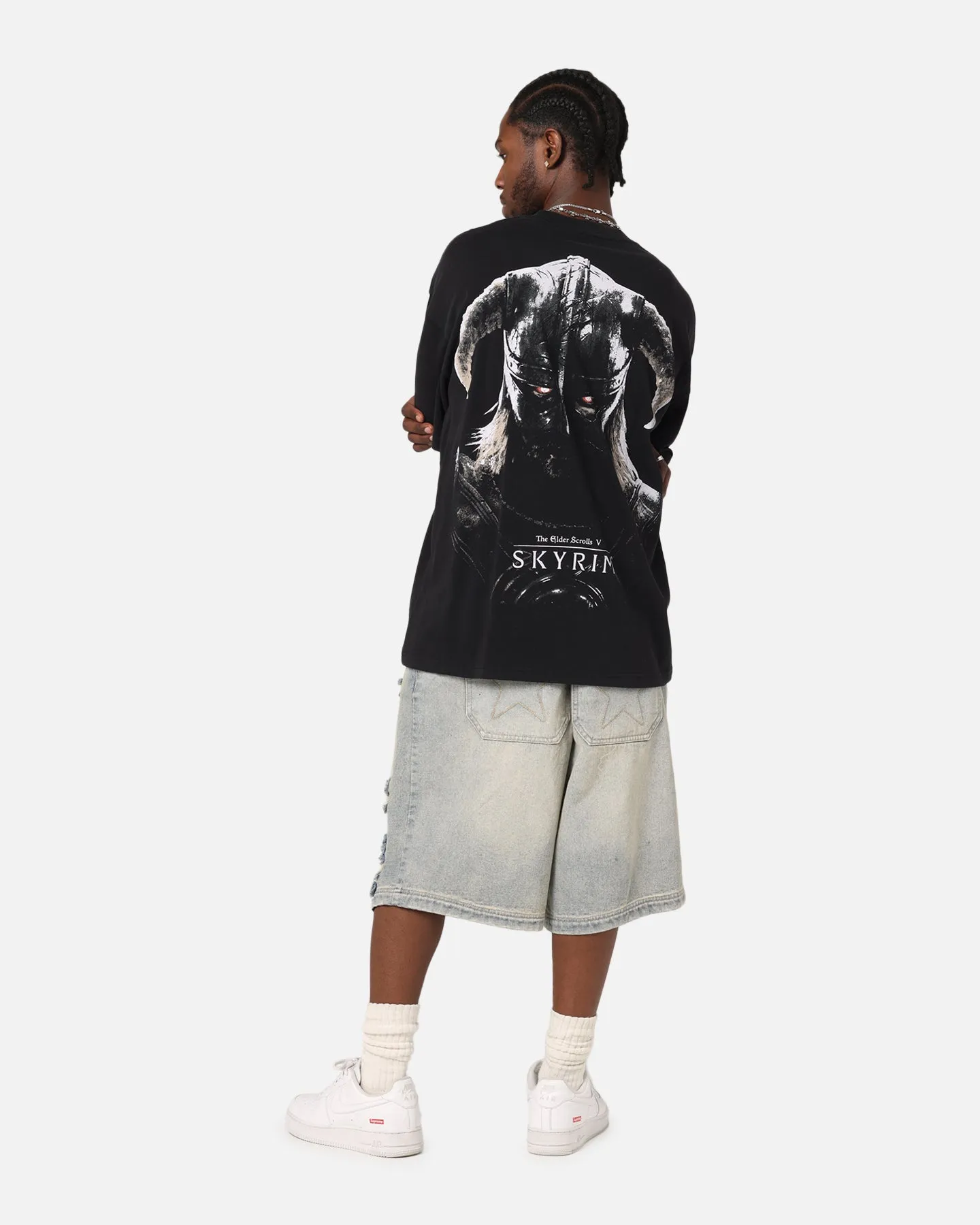 73Studio X The Elder Scrolls V: Skyrim '11 Dragonborn Vintage T-Shirt Black Acidwash sold by Culture Kings product image thumbnail 3