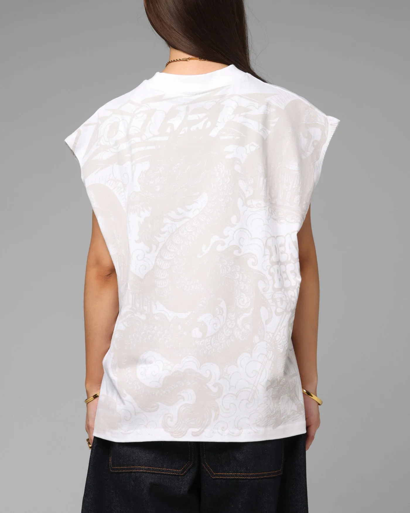 Loiter Sketch Book Muscle T-Shirt White sold by Culture Kings product image thumbnail 2