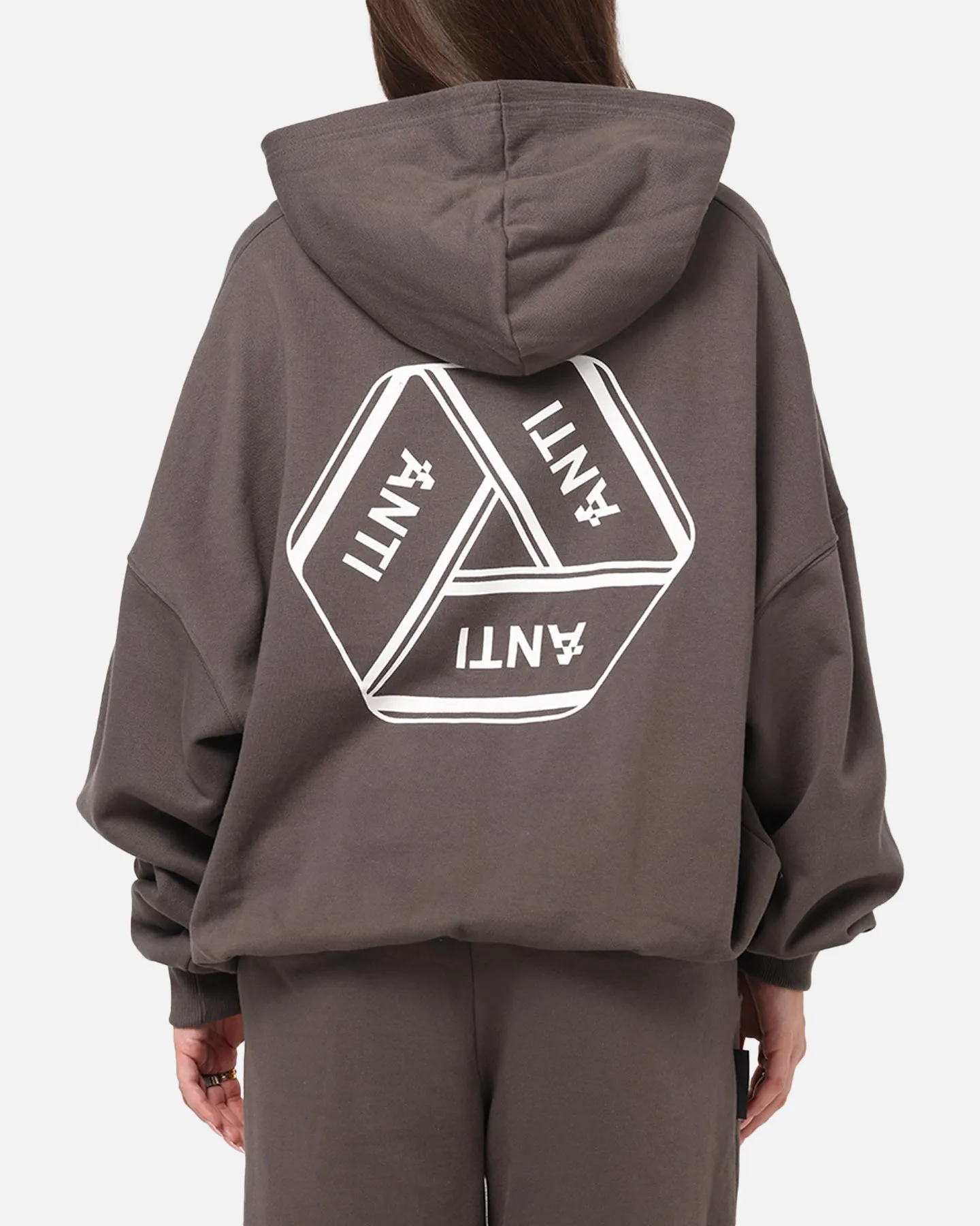 The Anti Order Reverse Logo Hoodie Charcoal Grey sold by Culture Kings product image thumbnail 2