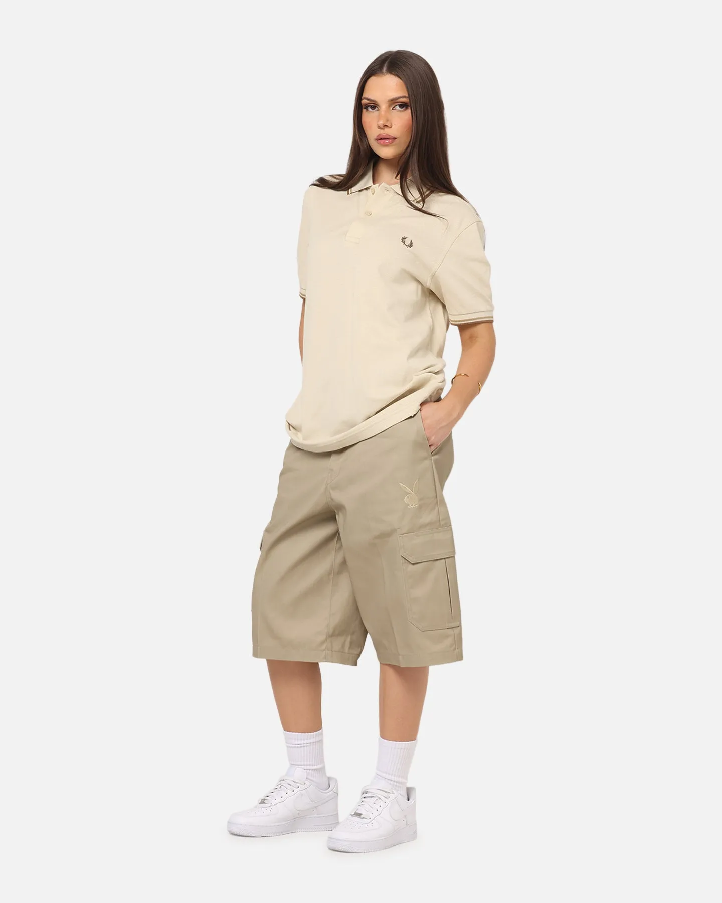 Fred Perry Twin Tipped Polo Shirt Oatmeal sold by Culture Kings product image thumbnail 2