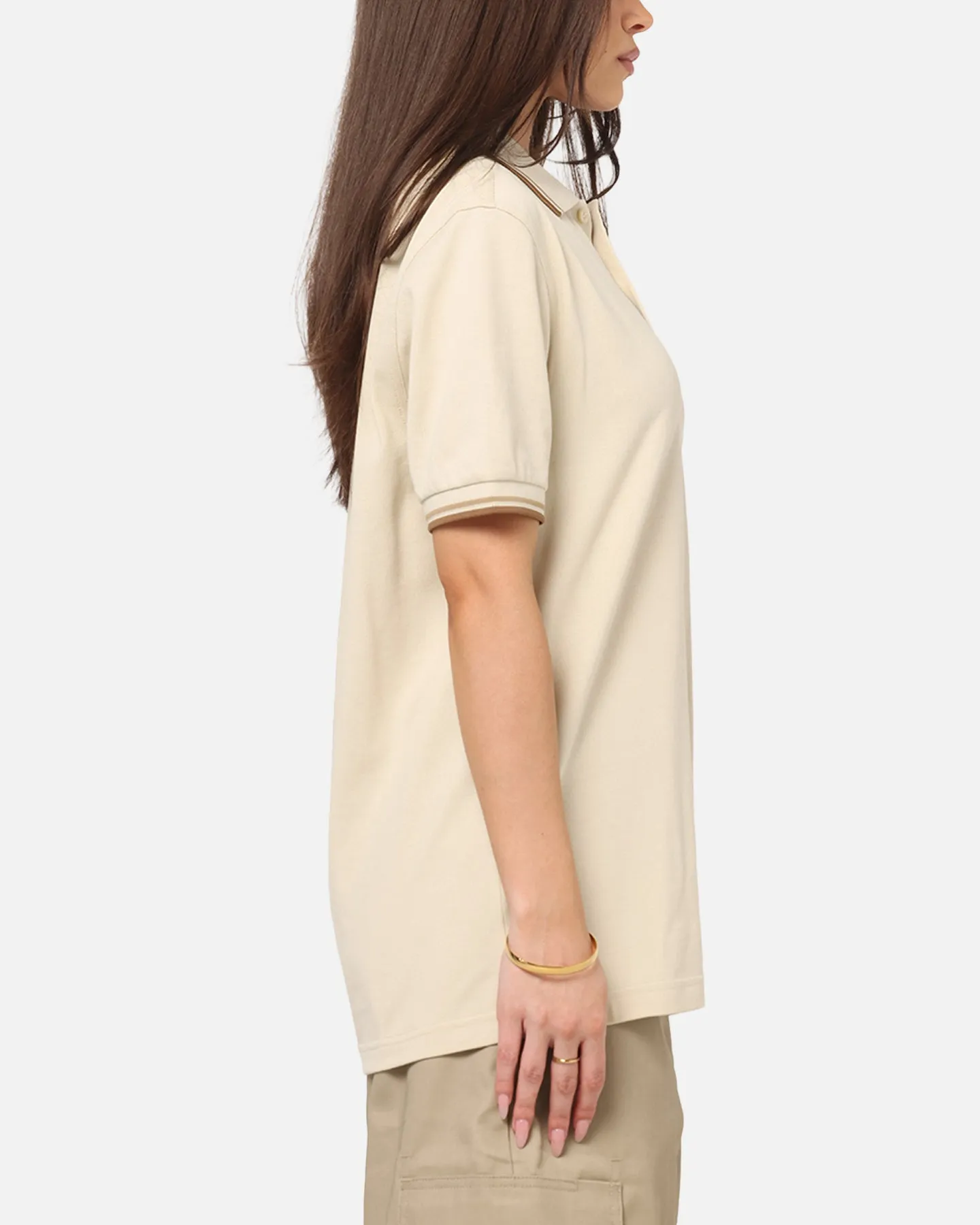 Fred Perry Twin Tipped Polo Shirt Oatmeal sold by Culture Kings product image thumbnail 4