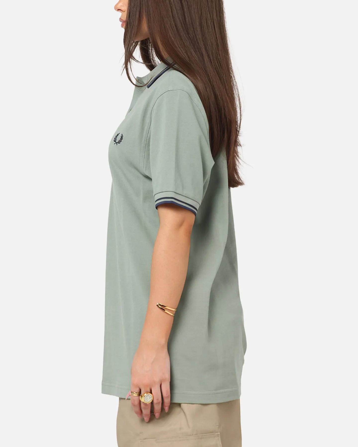 Fred Perry Twin Tipped Polo Shirt Green sold by Culture Kings product image thumbnail 5