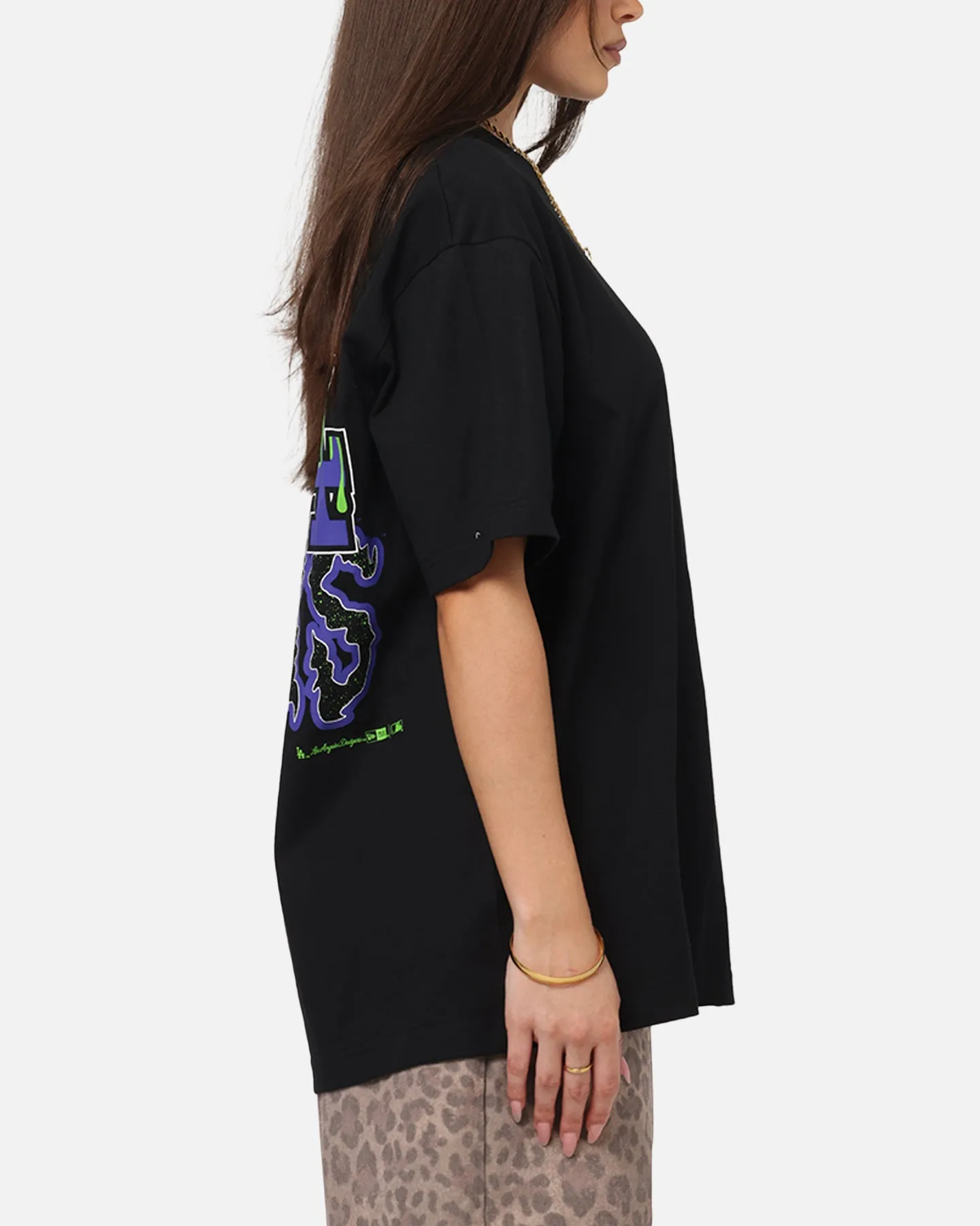 New Era Los Angeles Dodgers Drip T-Shirt Black sold by Culture Kings product image thumbnail 5