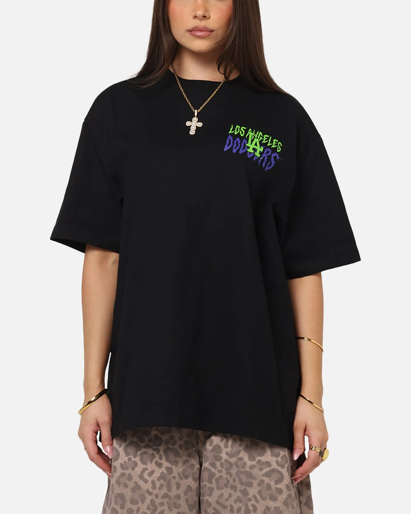 New Era Los Angeles Dodgers Drip T-Shirt Black sold by Culture Kings product image thumbnail 2