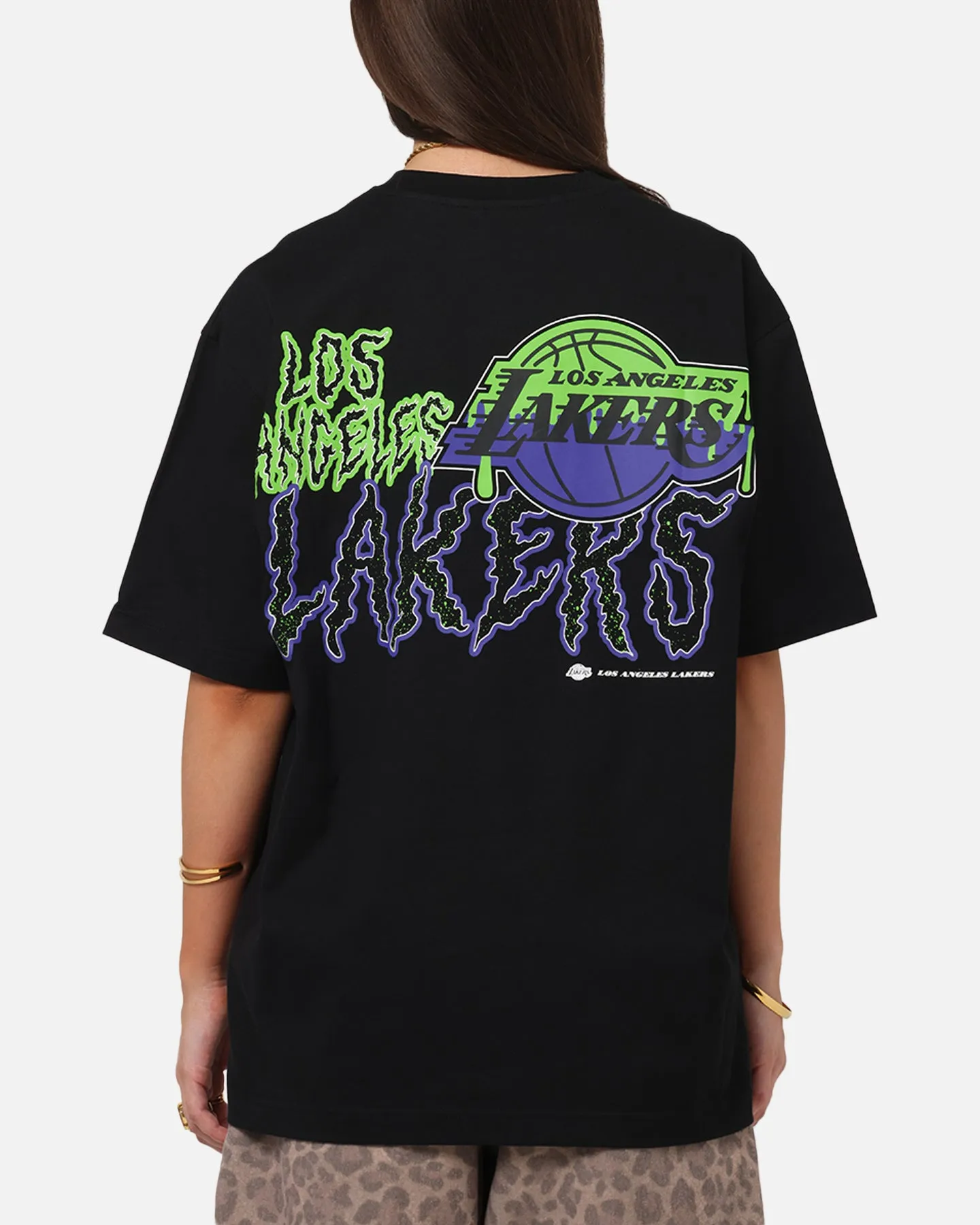 New Era Los Angeles Lakers Drip T-Shirt Black sold by Culture Kings