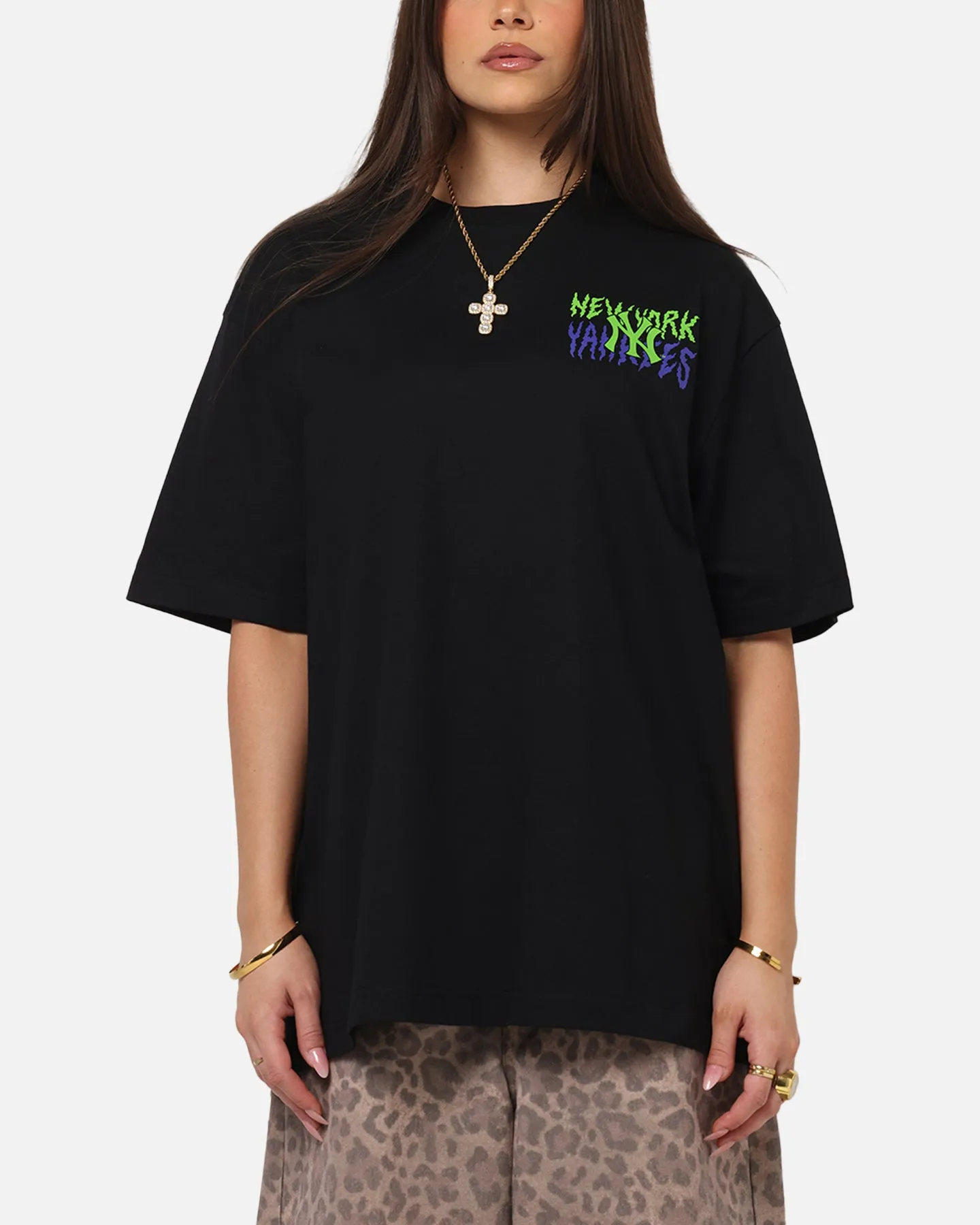 New Era New York Yankees Drip T-Shirt Black sold by Culture Kings product image thumbnail 2