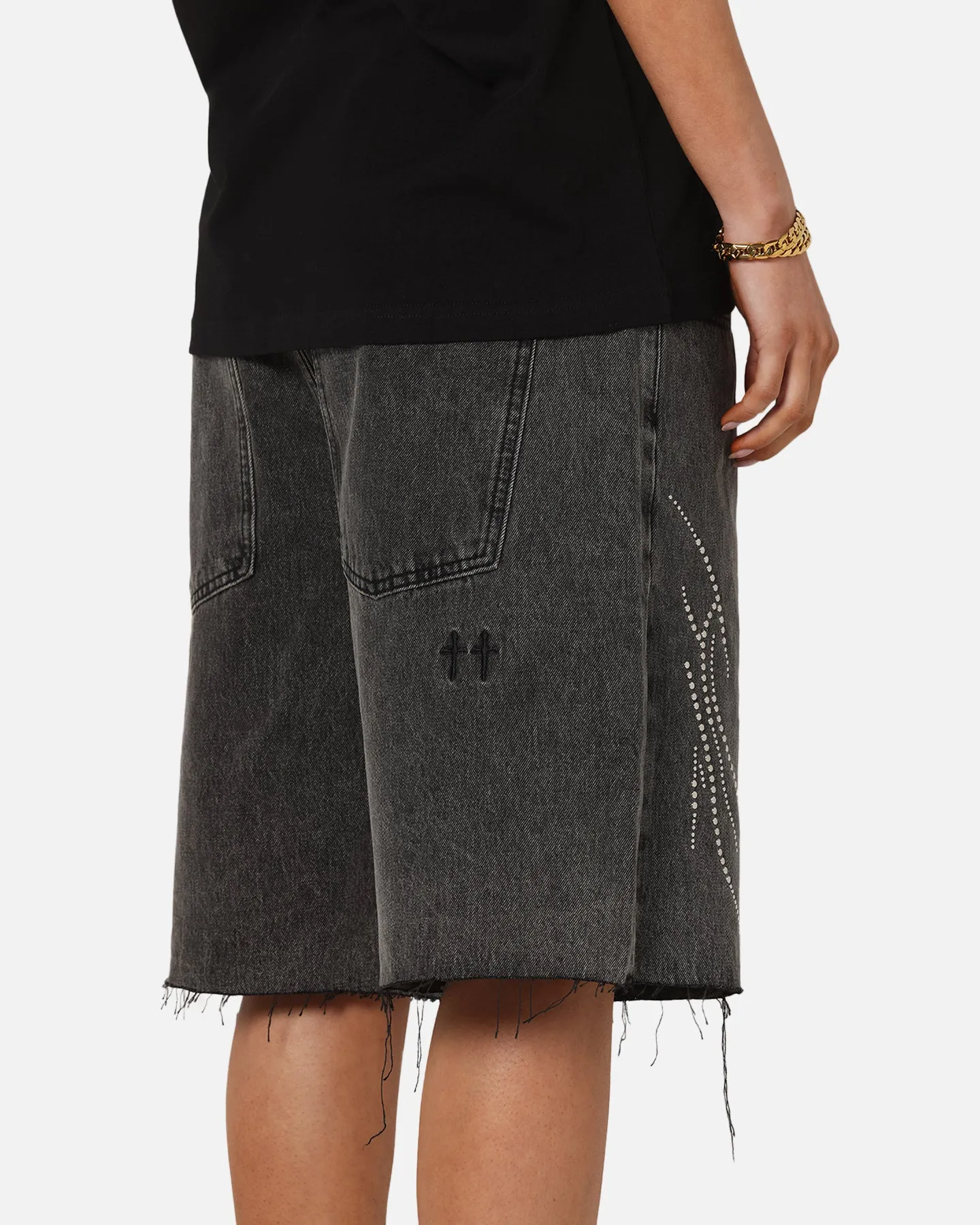Saint Morta Sanctified Jorts Aged Grey sold by Culture Kings product image thumbnail 4