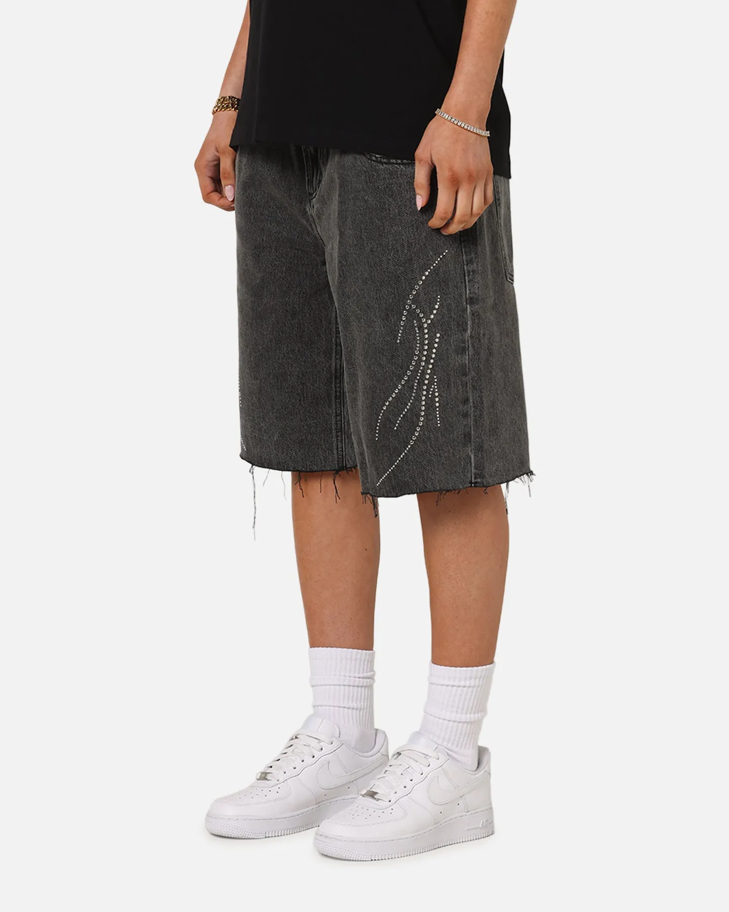 Saint Morta Sanctified Jorts Aged Grey sold by Culture Kings