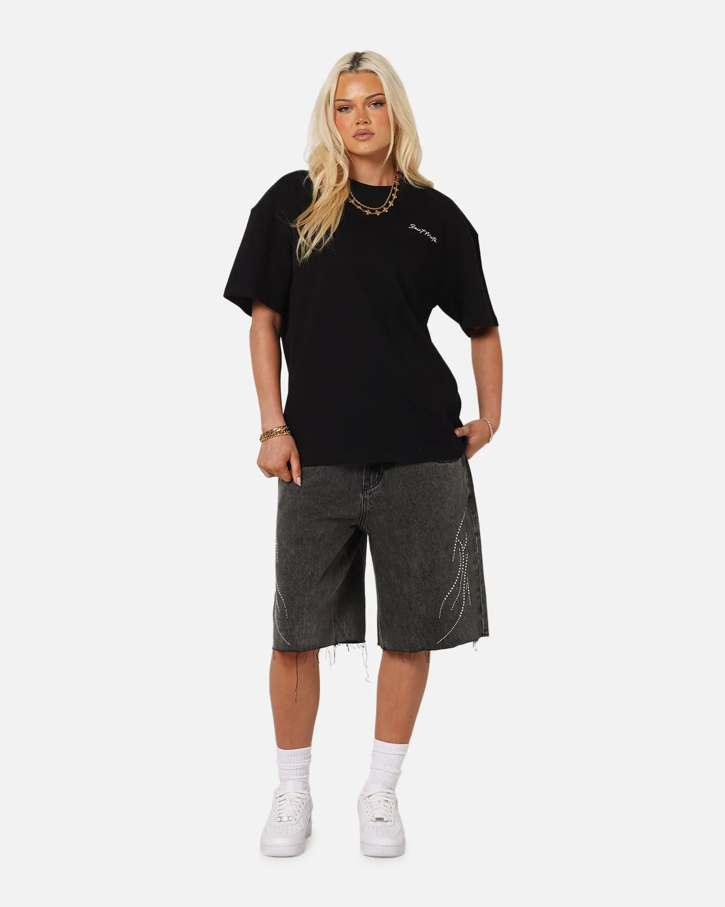 Saint Morta Sanctified Jorts Aged Grey sold by Culture Kings product image thumbnail 2