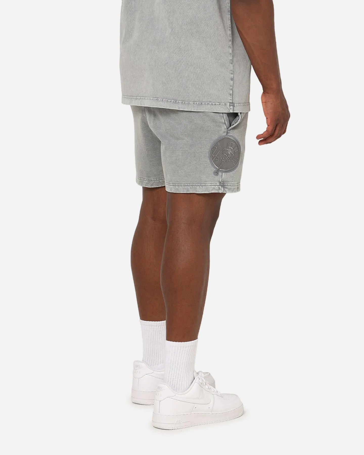Pro Standard New York Yankees Washed Classic Shorts Washed Grey sold by Culture Kings product image thumbnail 5