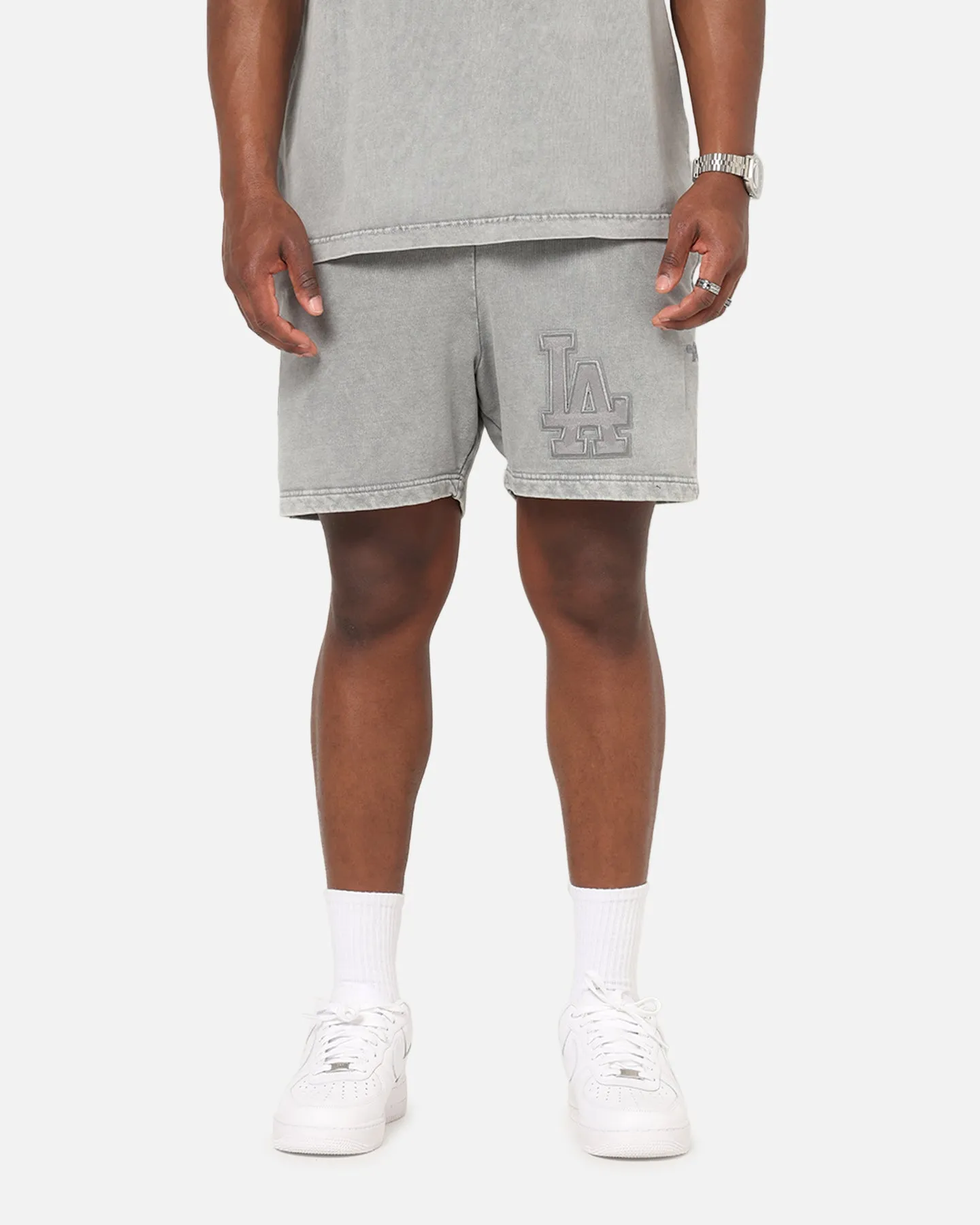 Pro Standard Los Angeles Dodgers Washed Classic Shorts Washed Grey sold by Culture Kings