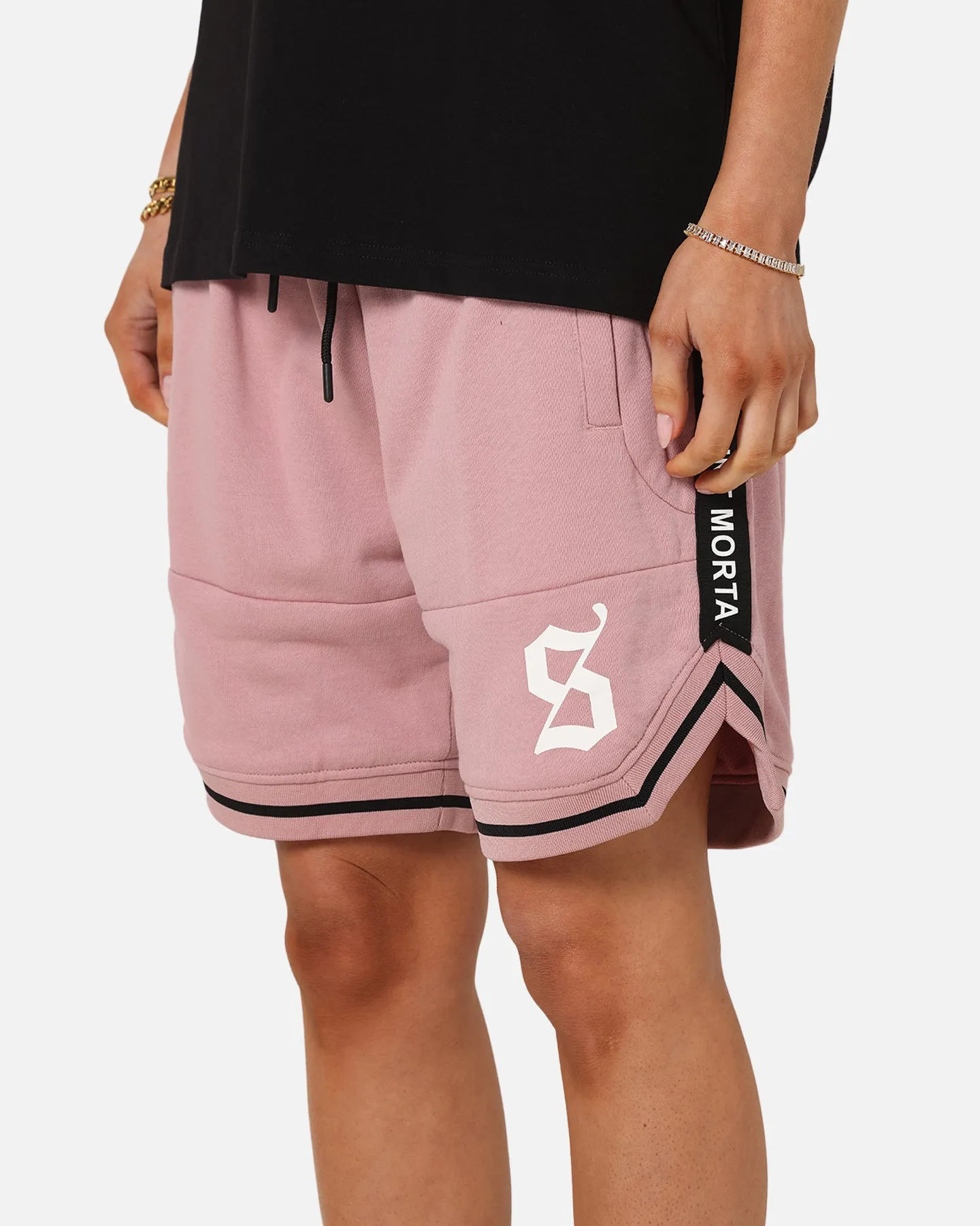 Saint Morta Icon X Fleece Shorts Dusty Pink sold by Culture Kings product image thumbnail 3