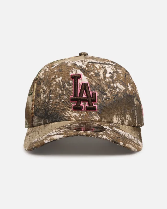 New Era Los Angeles Dodgers 'Realtree Pink' 9FORTY A-Frame Snapback Real Tree/Pink sold by Culture Kings
