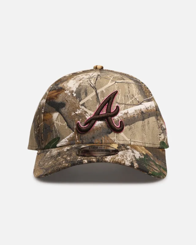 New Era Atlanta Braves 'Realtree Pink' 9FORTY A-Frame Snapback Real Tree/Pink sold by Culture Kings