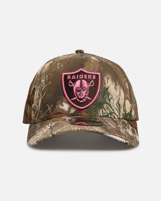 New Era Las Vegas Raiders 'Realtree Pink' 9FORTY A-Frame Snapback Real Tree/Pink sold by Culture Kings