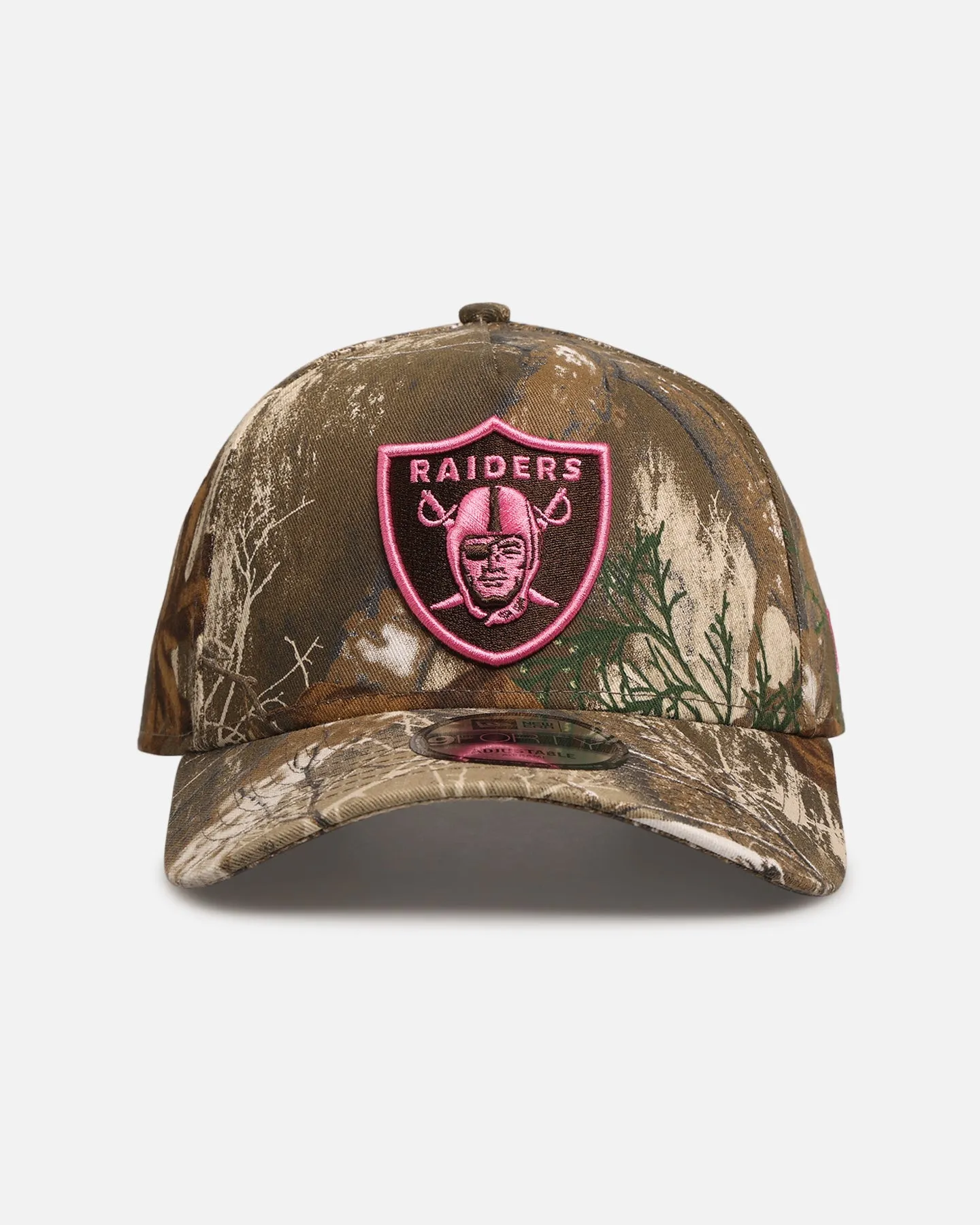 New Era Las Vegas Raiders 'Realtree Pink' 9FORTY A-Frame Snapback Real Tree/Pink sold by Culture Kings