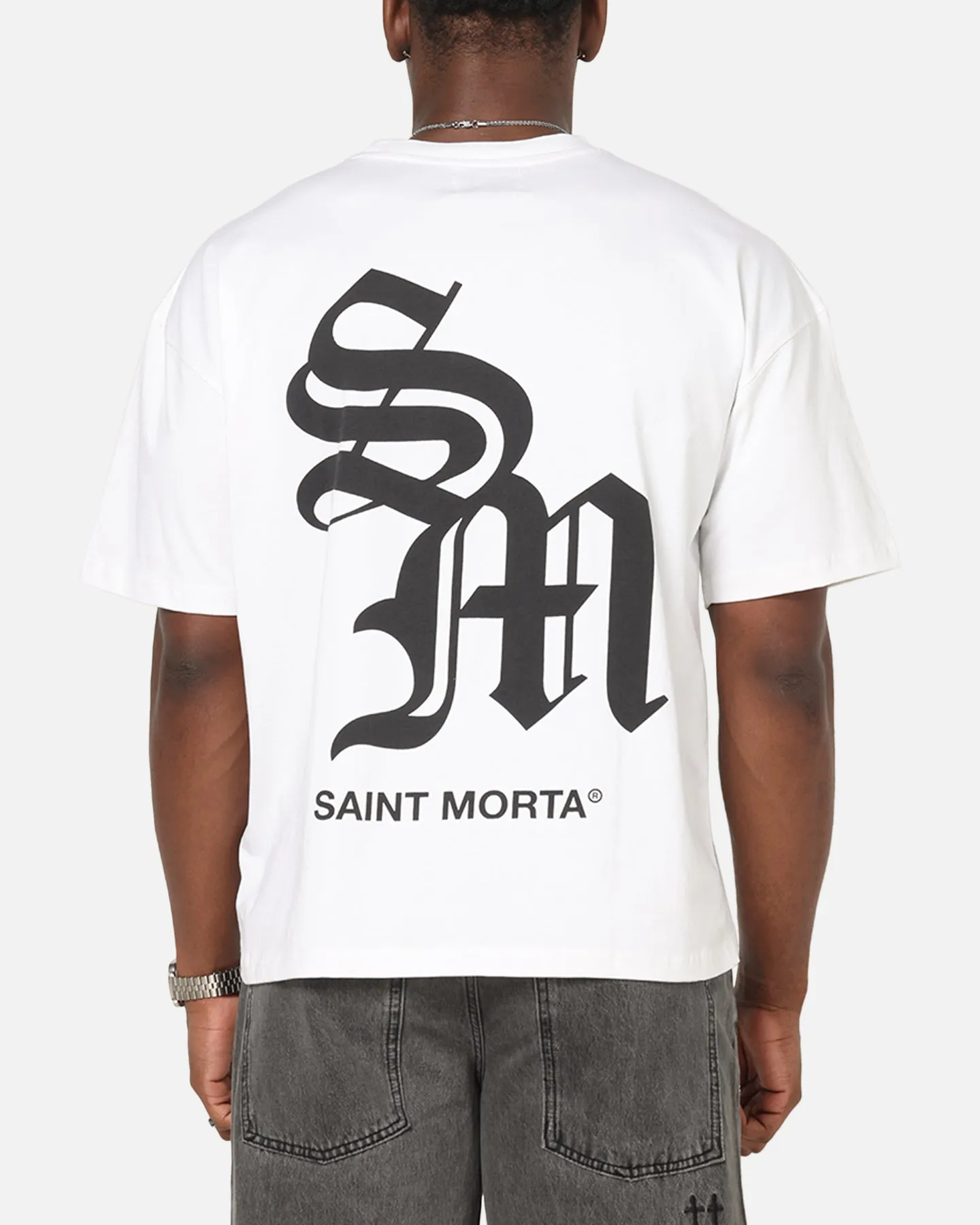 Saint Morta Shadow Mark T-Shirt White sold by Culture Kings