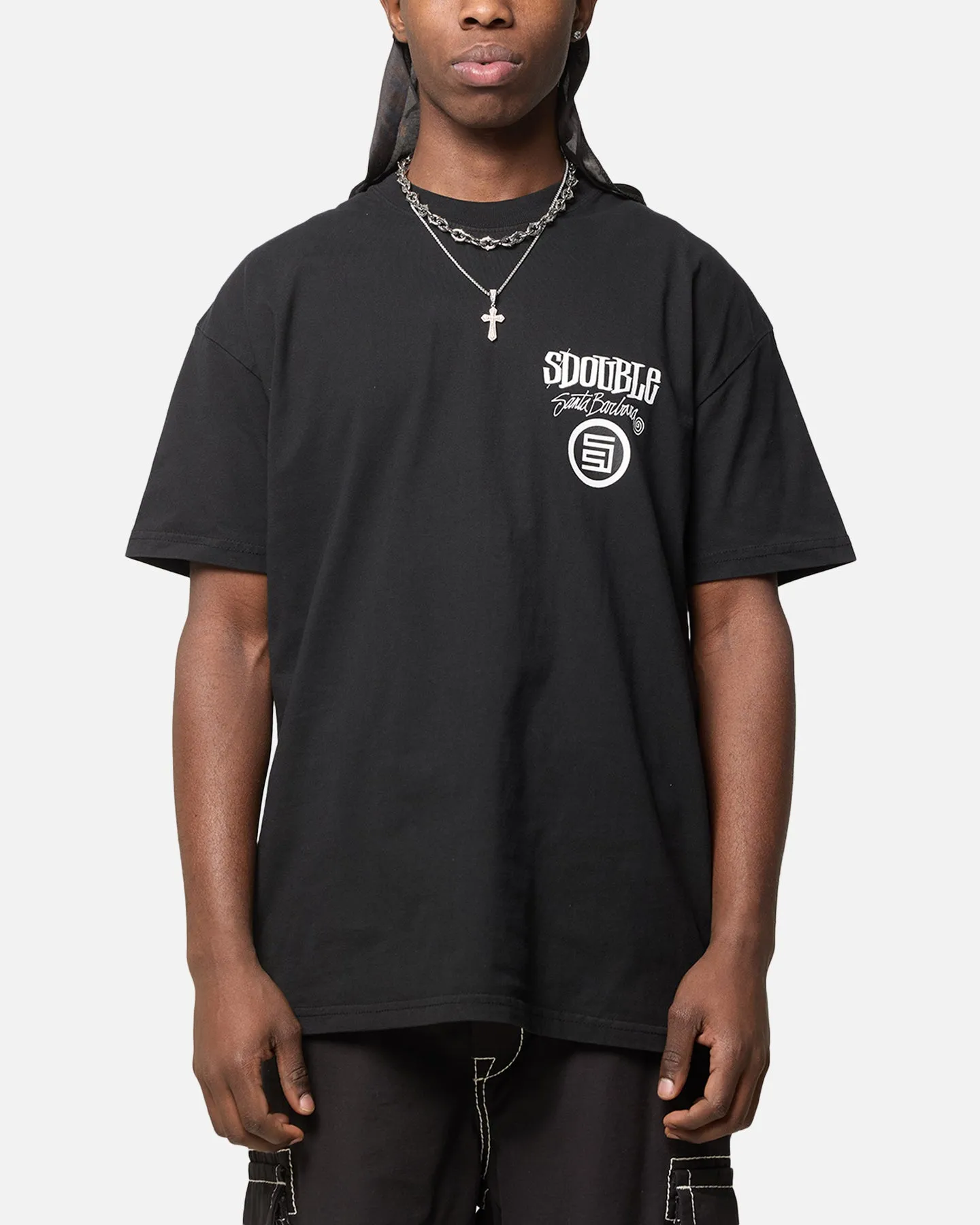 S Double Combo Platter T-Shirt Washed Black sold by Culture Kings product image thumbnail 2