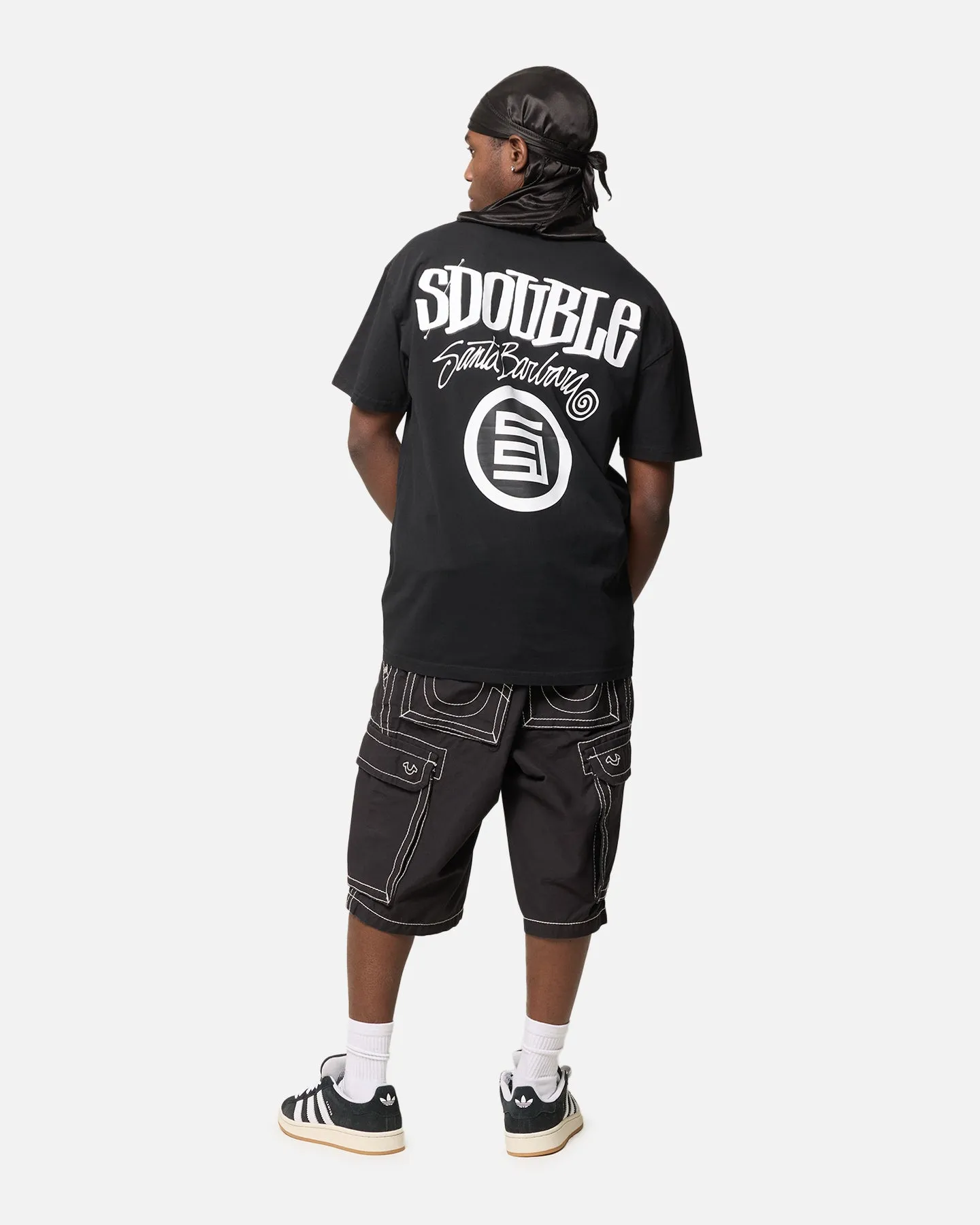 S Double Combo Platter T-Shirt Washed Black sold by Culture Kings product image thumbnail 3