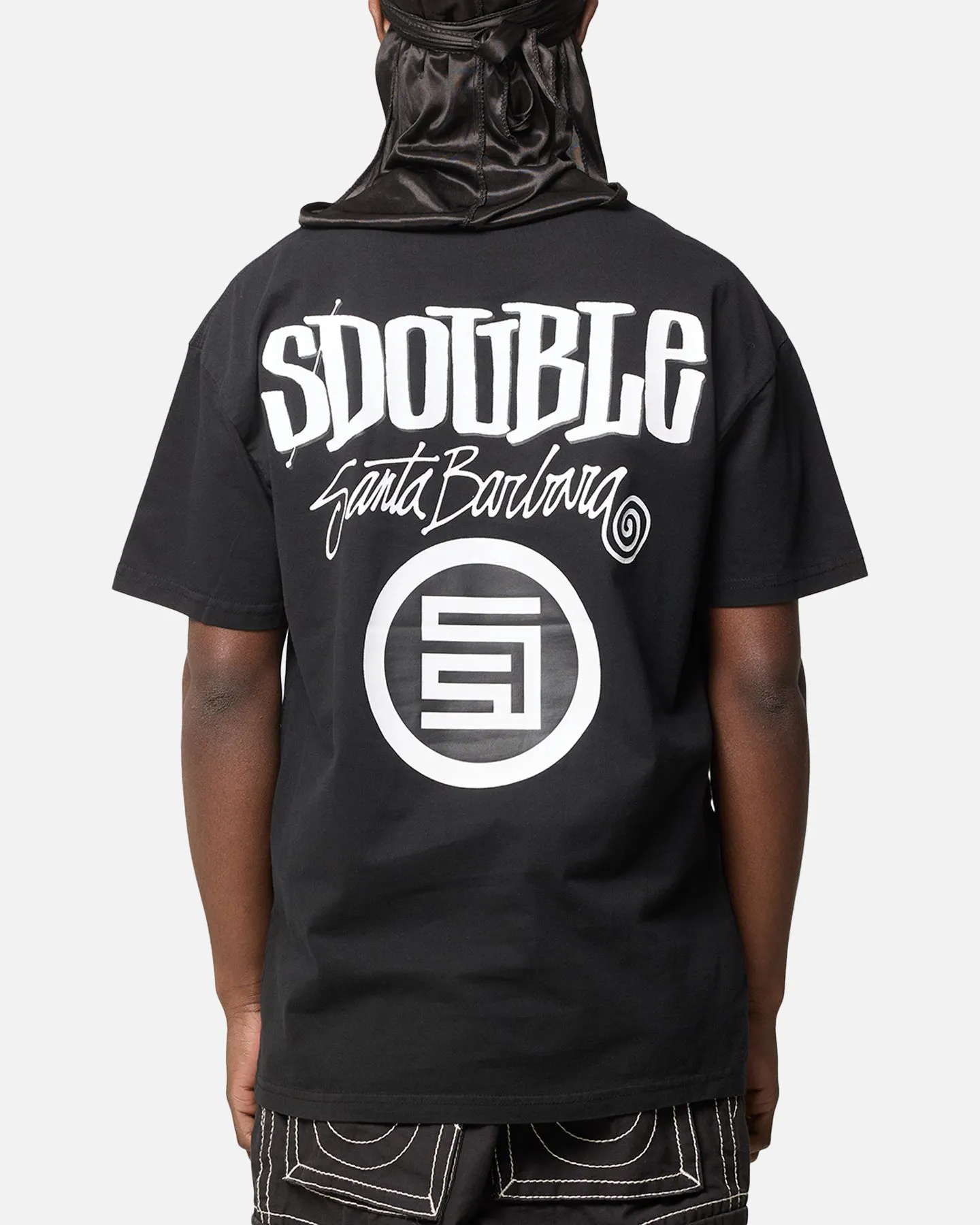 S Double Combo Platter T-Shirt Washed Black sold by Culture Kings