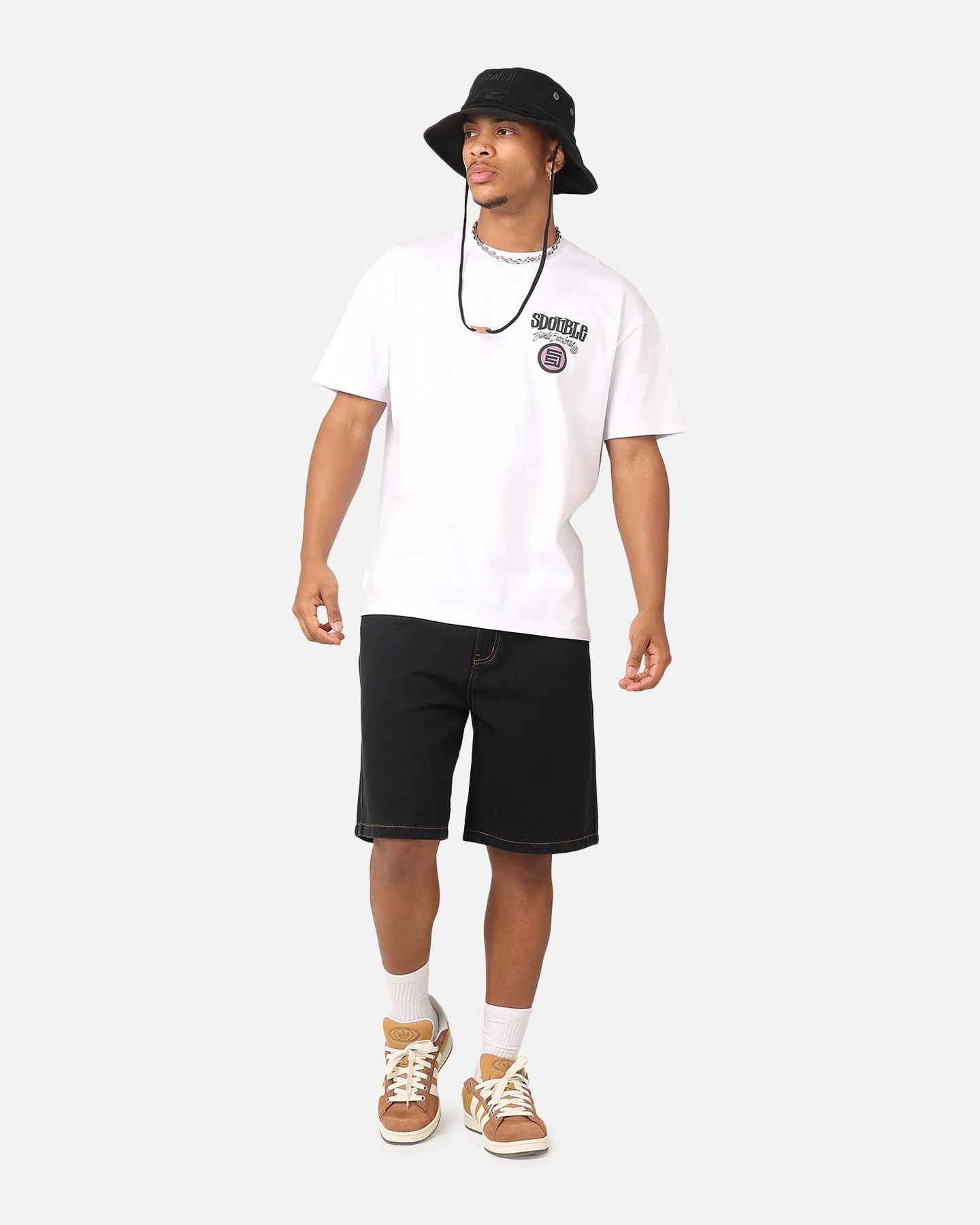 S Double Combo Platter T-Shirt Washed White sold by Culture Kings product image thumbnail 4
