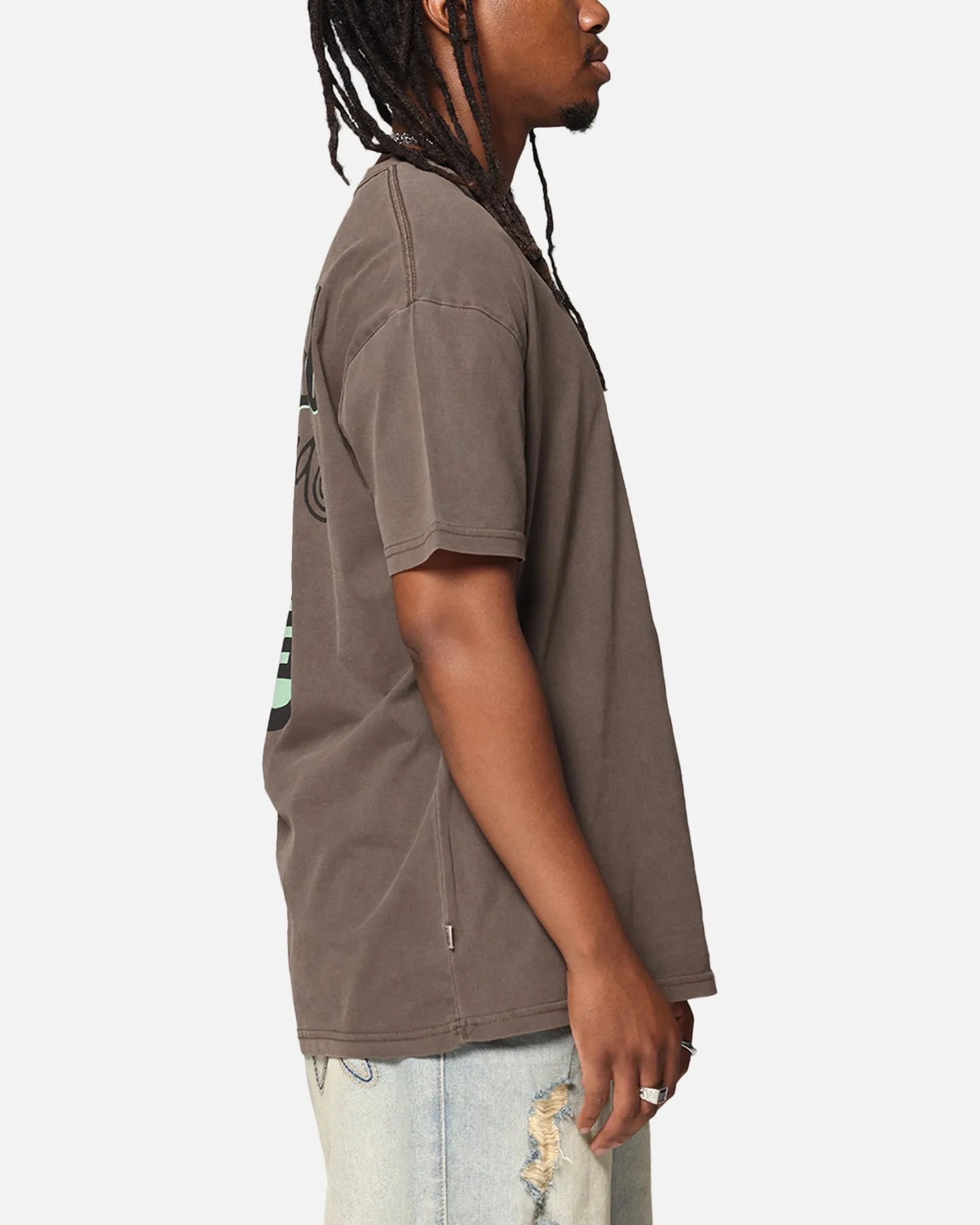 S Double Combo Platter T-Shirt Washed Chocolate sold by Culture Kings product image thumbnail 5